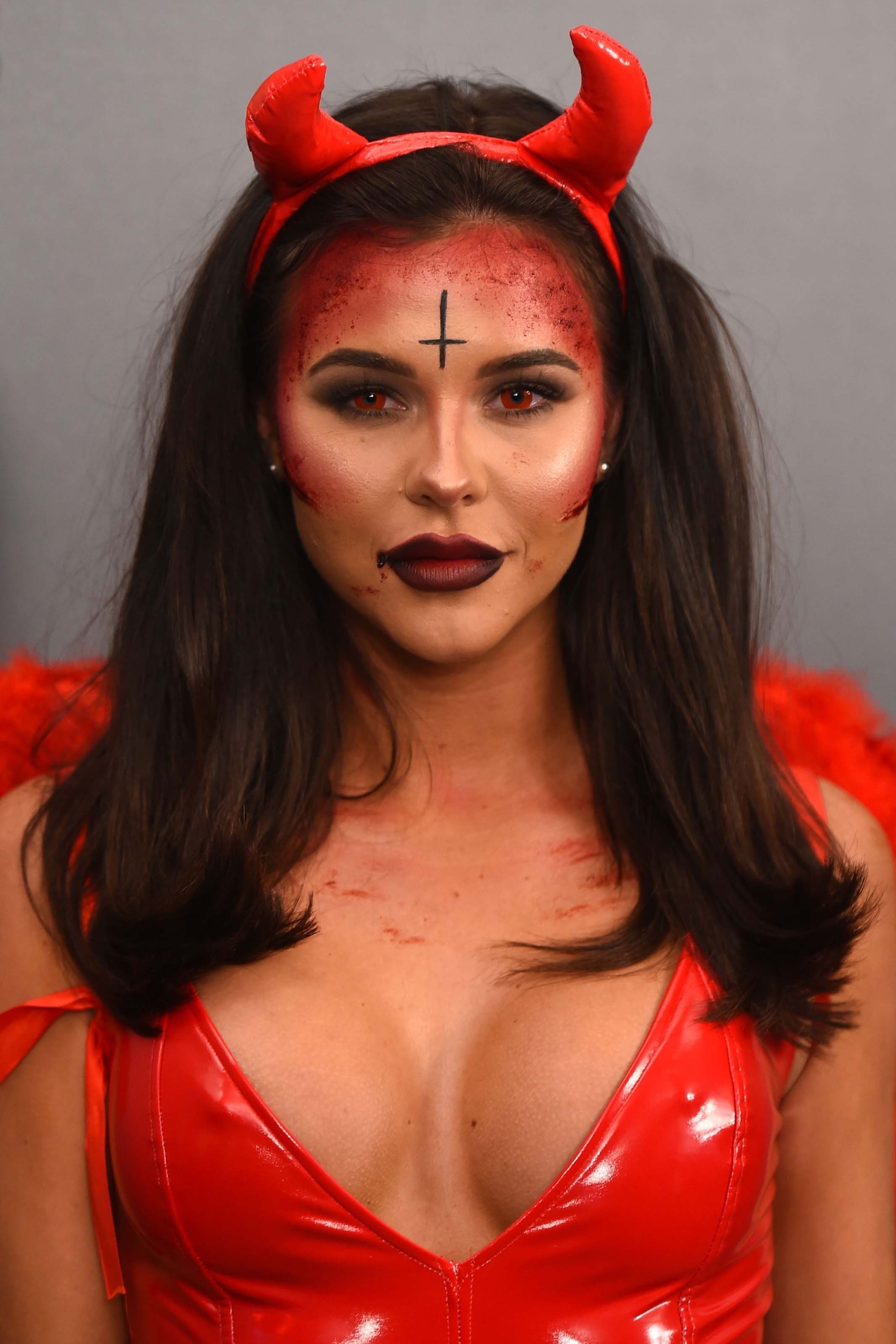 Shelby Tribble attends KISS Haunted House Party