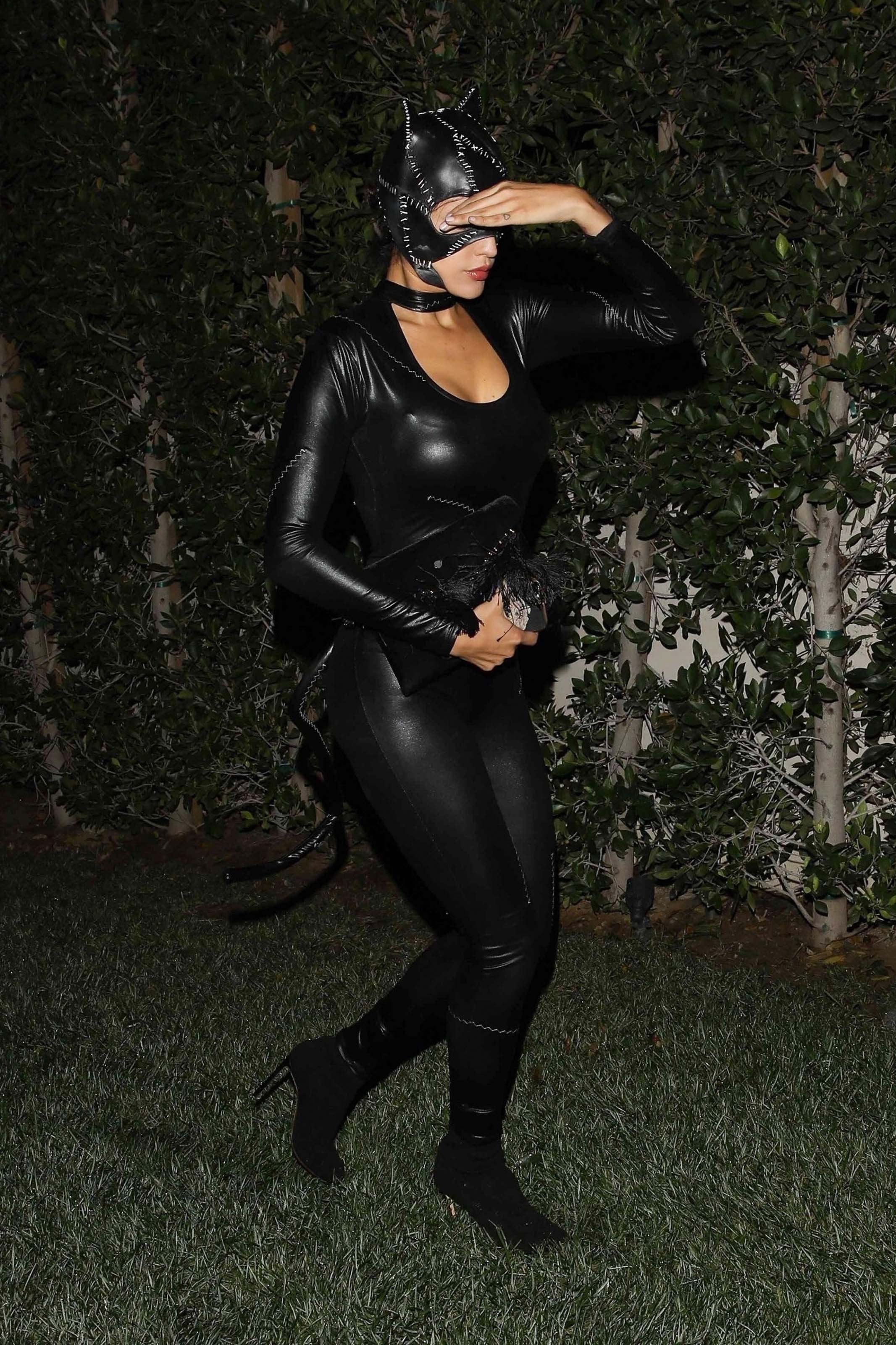 Eiza Gonzalez leaving Kate Hudson’s Halloween Party