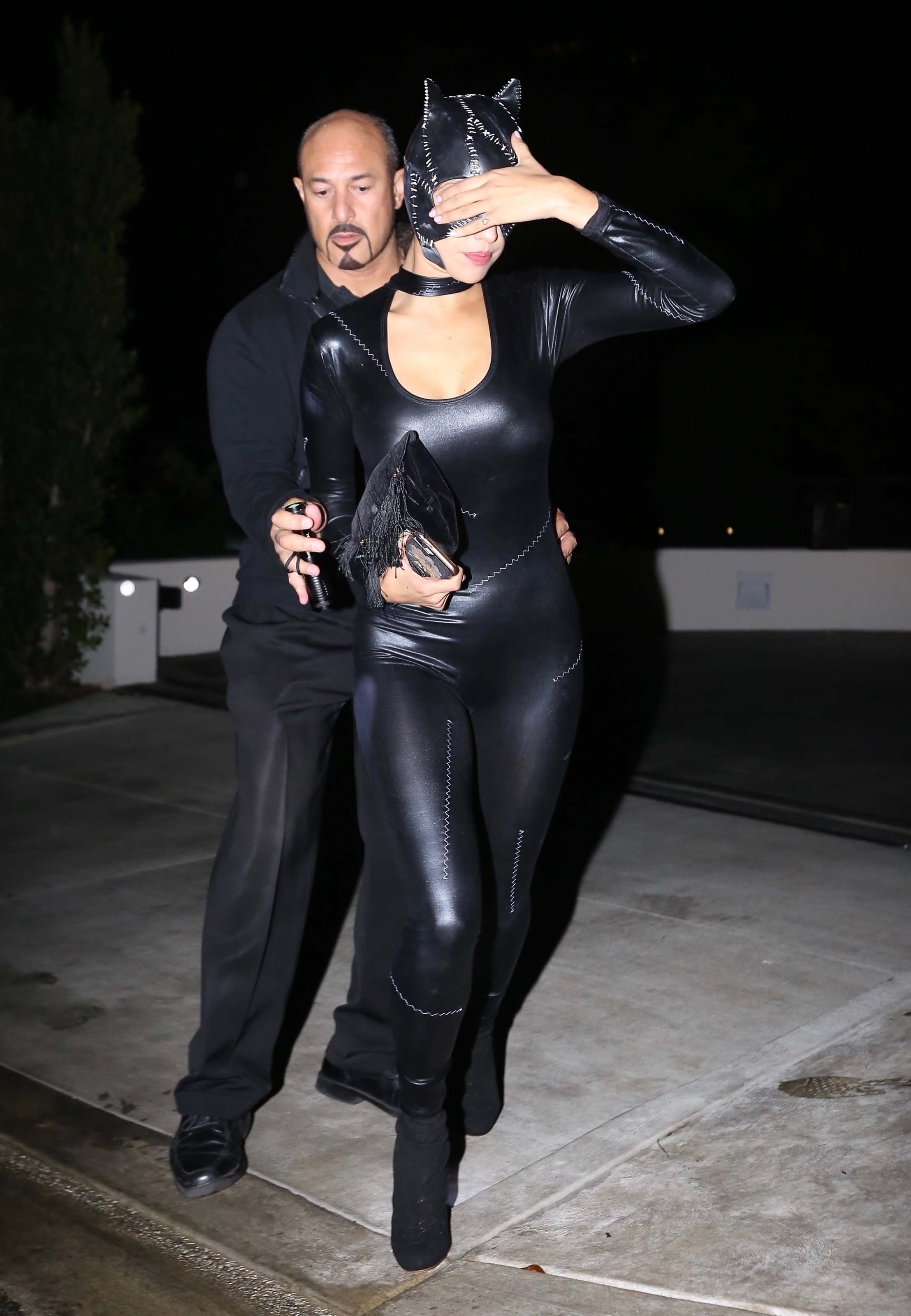 Eiza Gonzalez leaving Kate Hudson’s Halloween Party