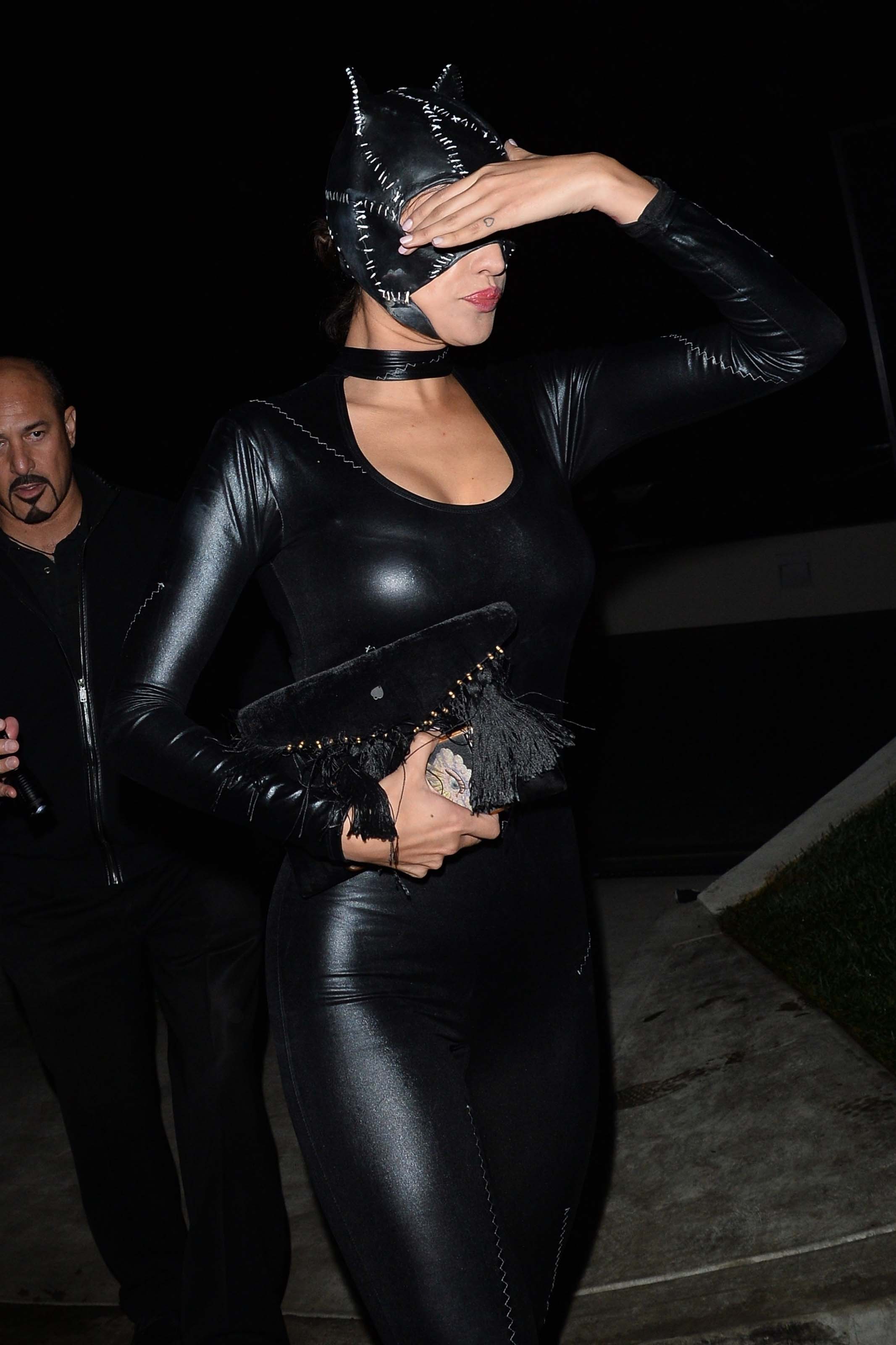 Eiza Gonzalez leaving Kate Hudson’s Halloween Party