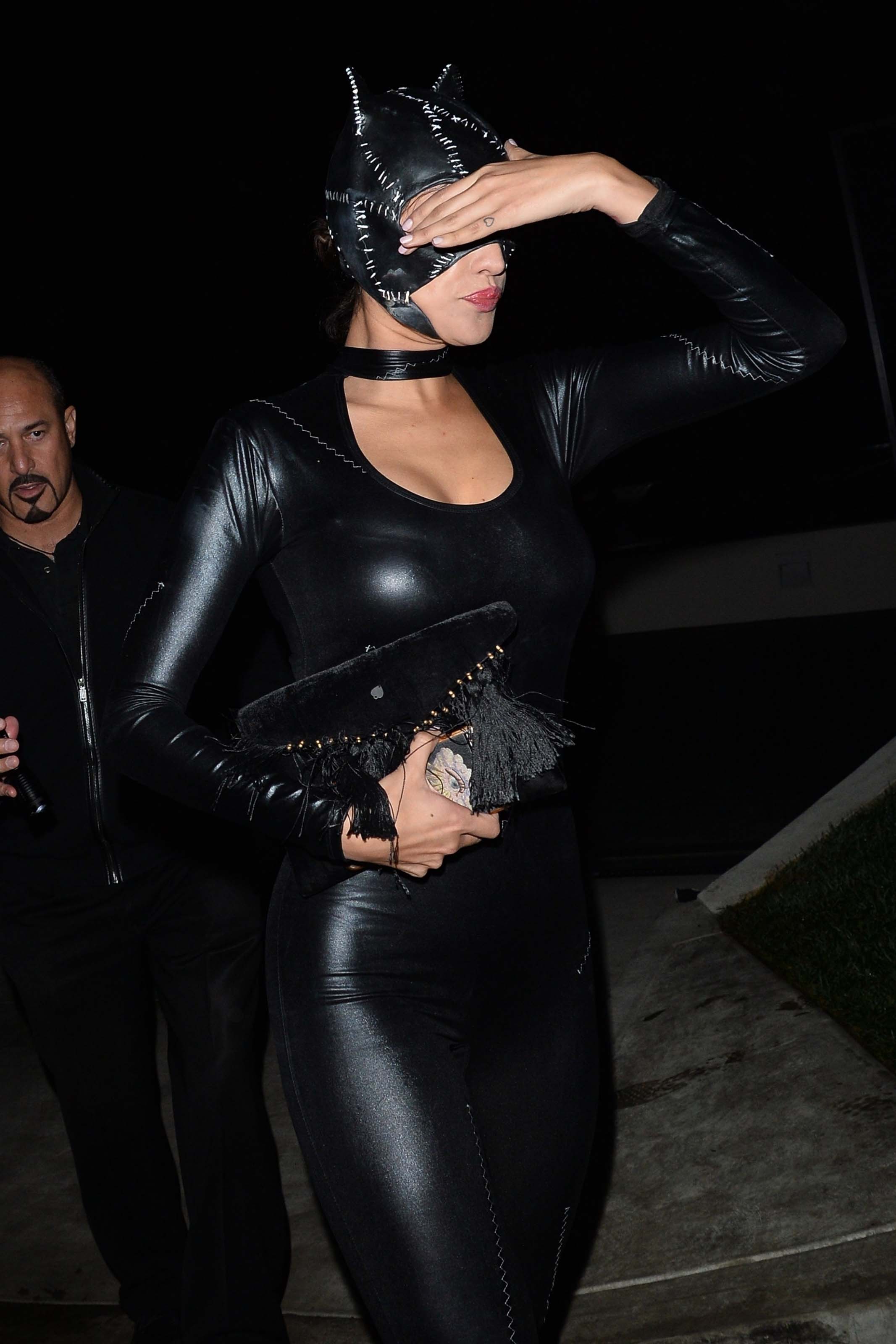 Eiza Gonzalez leaving Kate Hudson’s Halloween Party