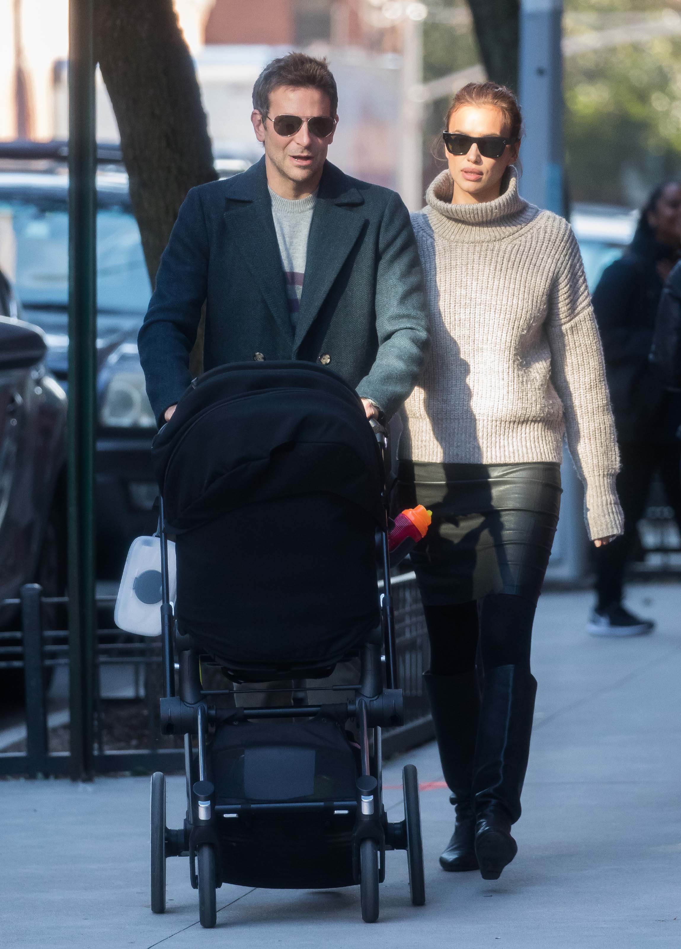 Irina Shayk stroll through West Village