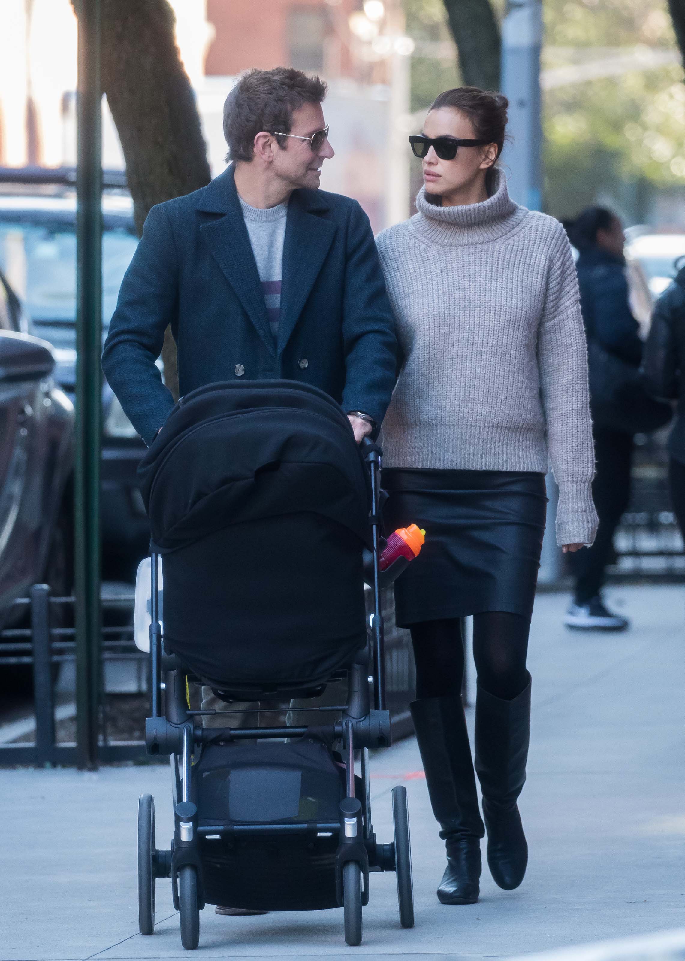 Irina Shayk stroll through West Village