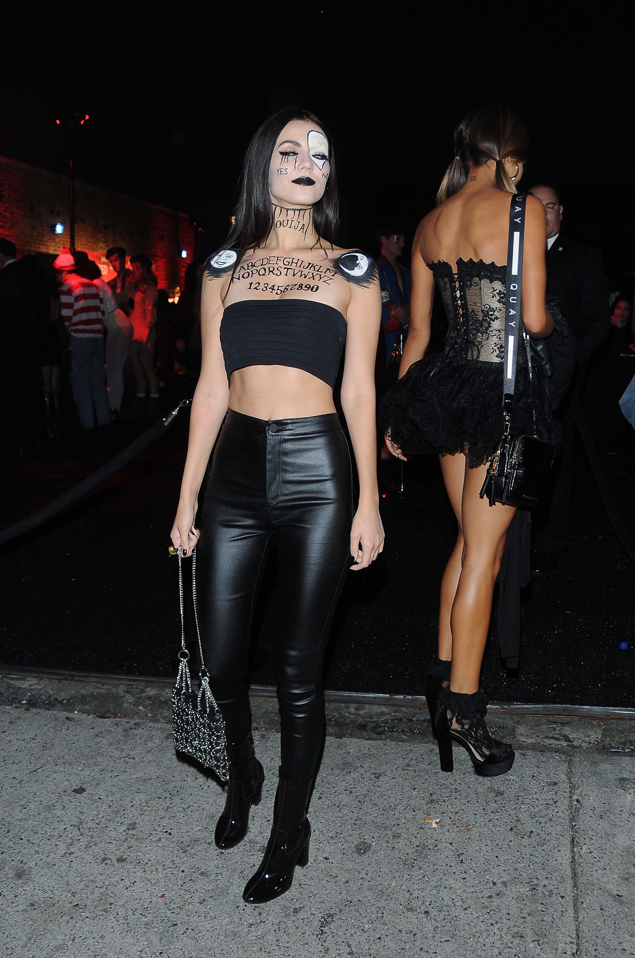 Victoria Justice attends the Just Jared Halloween Bash