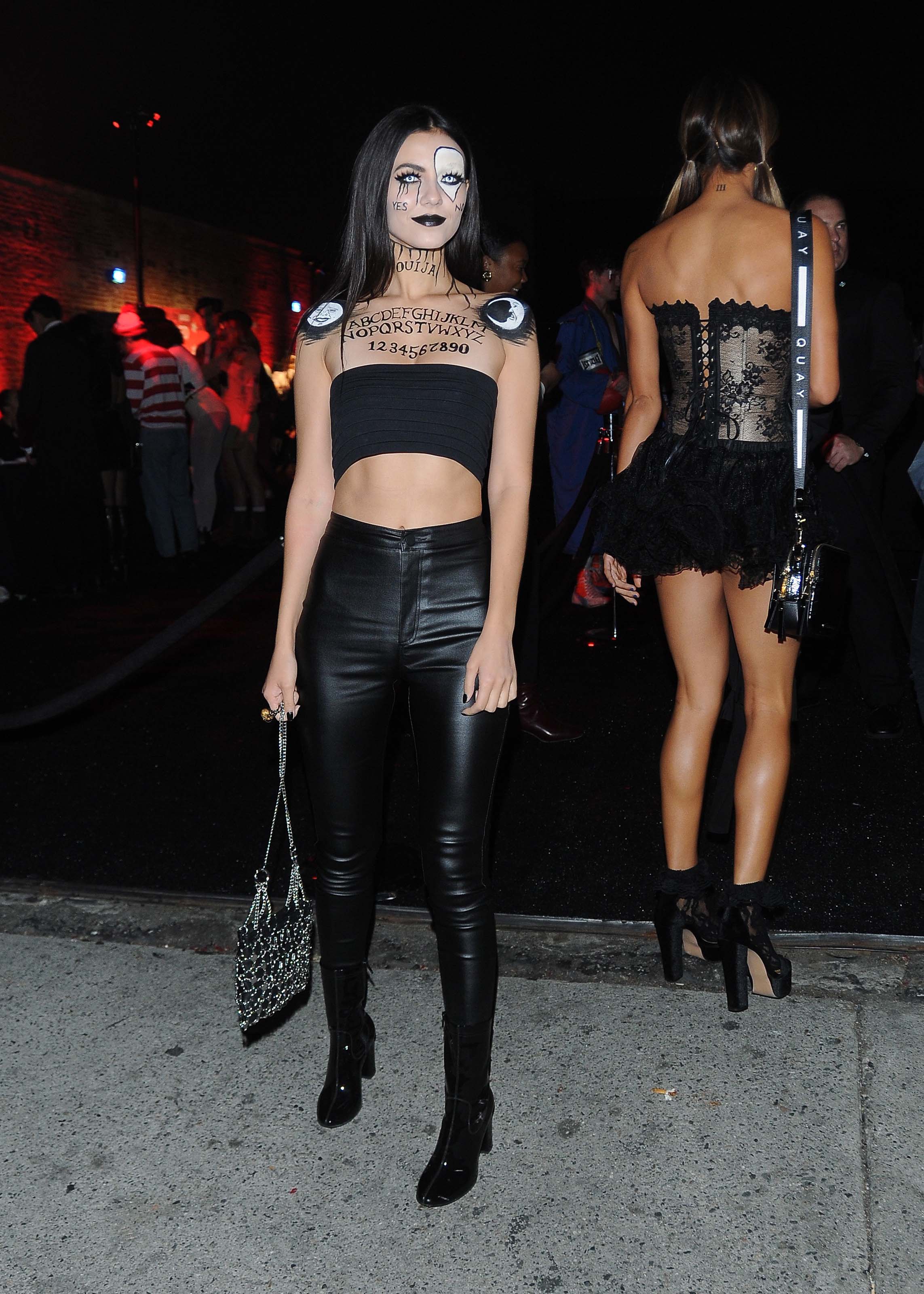 Victoria Justice attends the Just Jared Halloween Bash