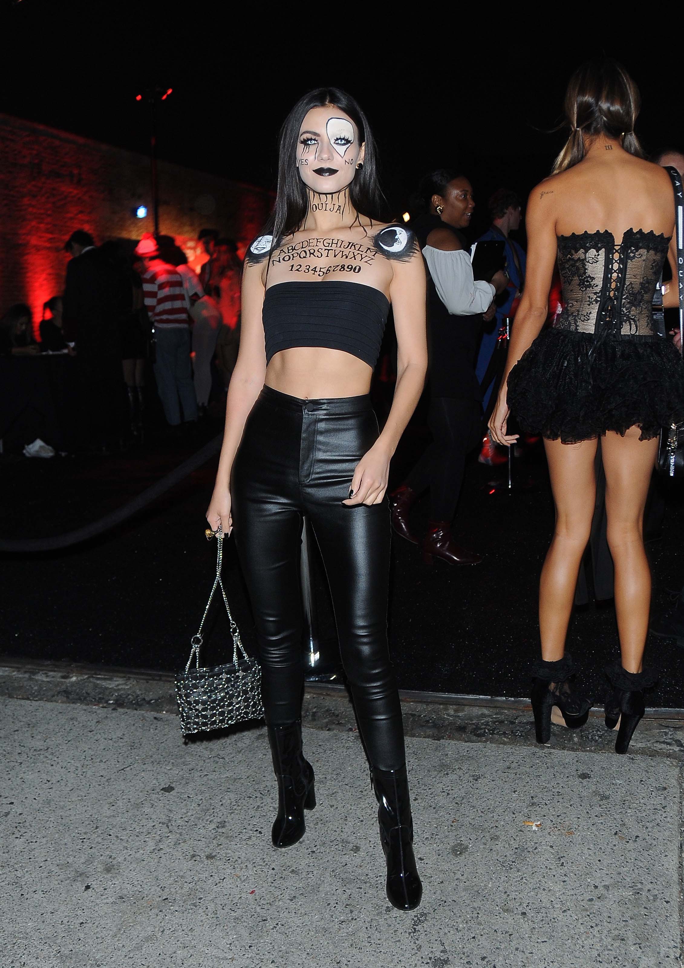 Victoria Justice attends the Just Jared Halloween Bash