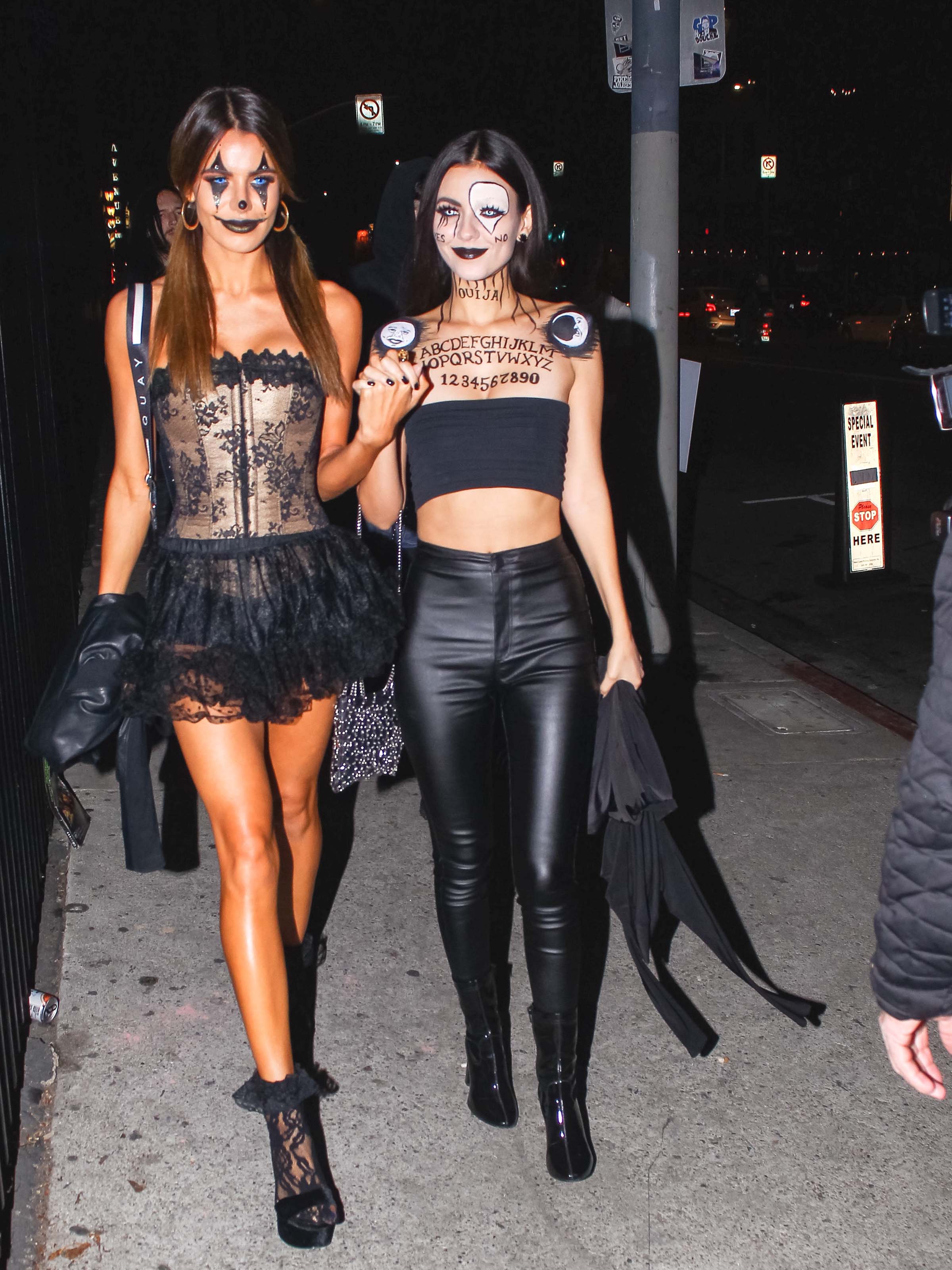 Victoria Justice attends the Just Jared Halloween Bash