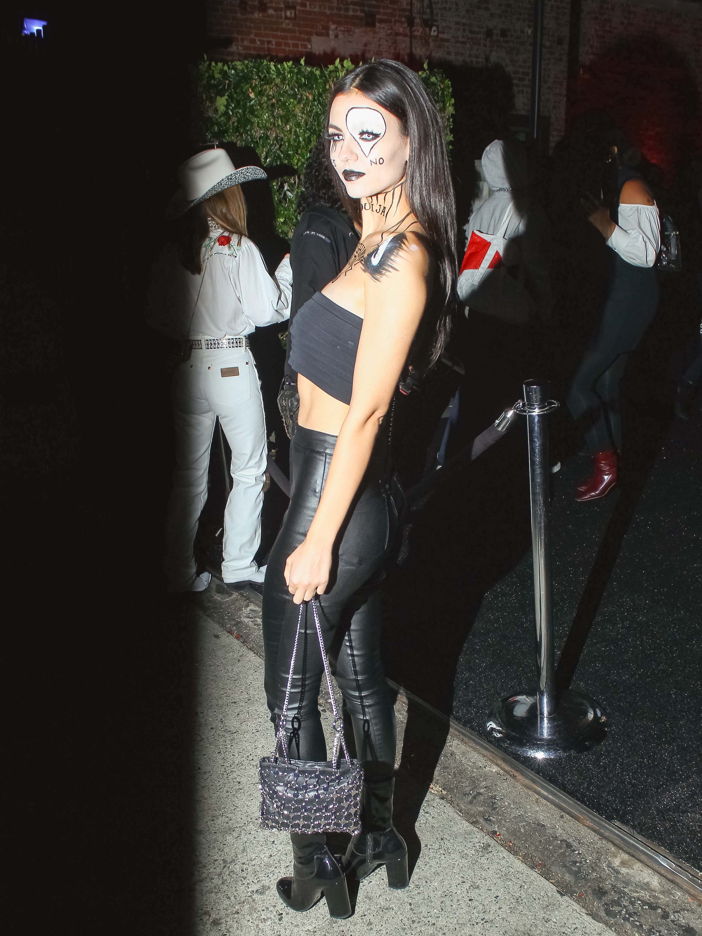 Victoria Justice attends the Just Jared Halloween Bash