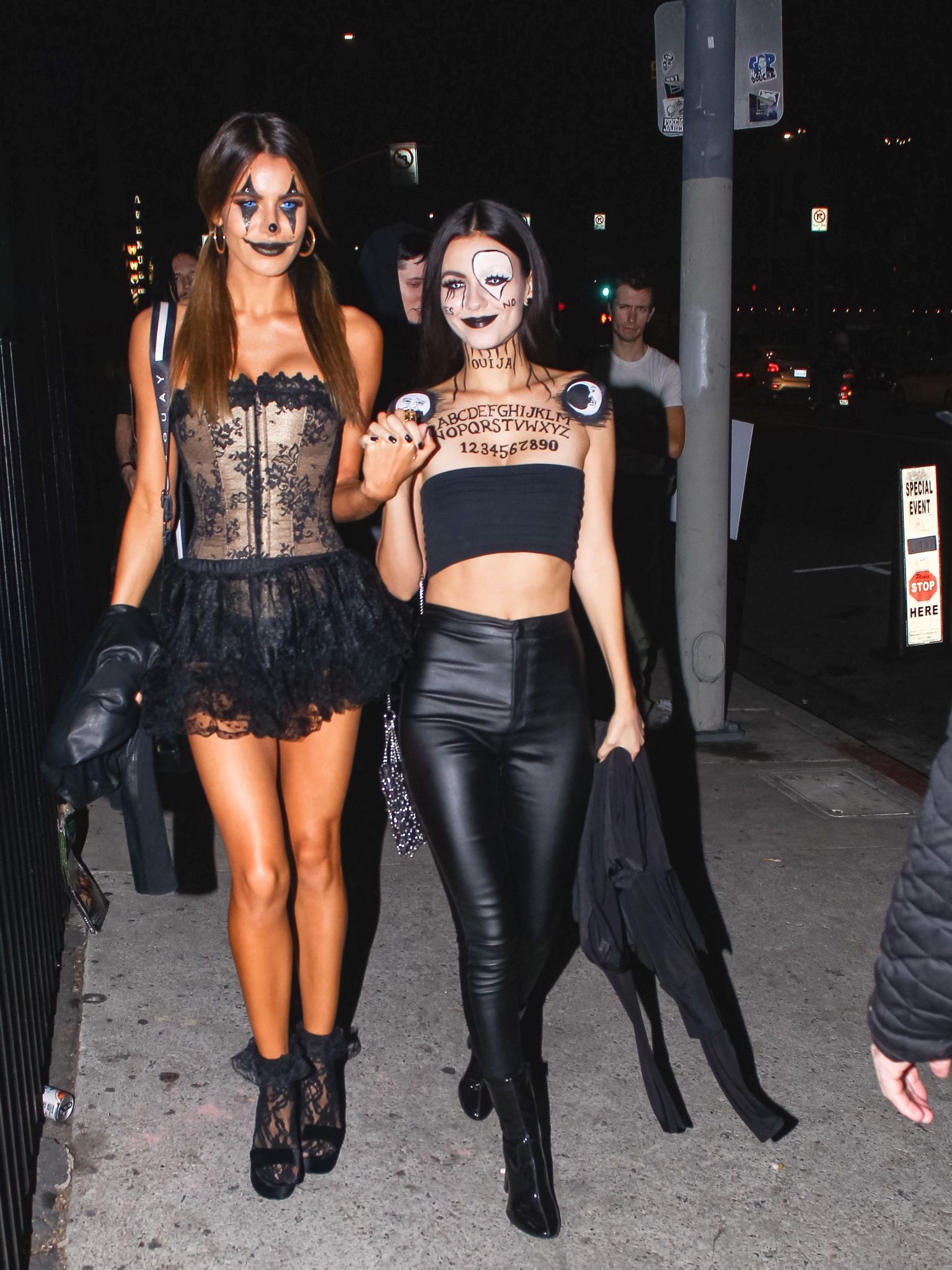 Victoria Justice attends the Just Jared Halloween Bash