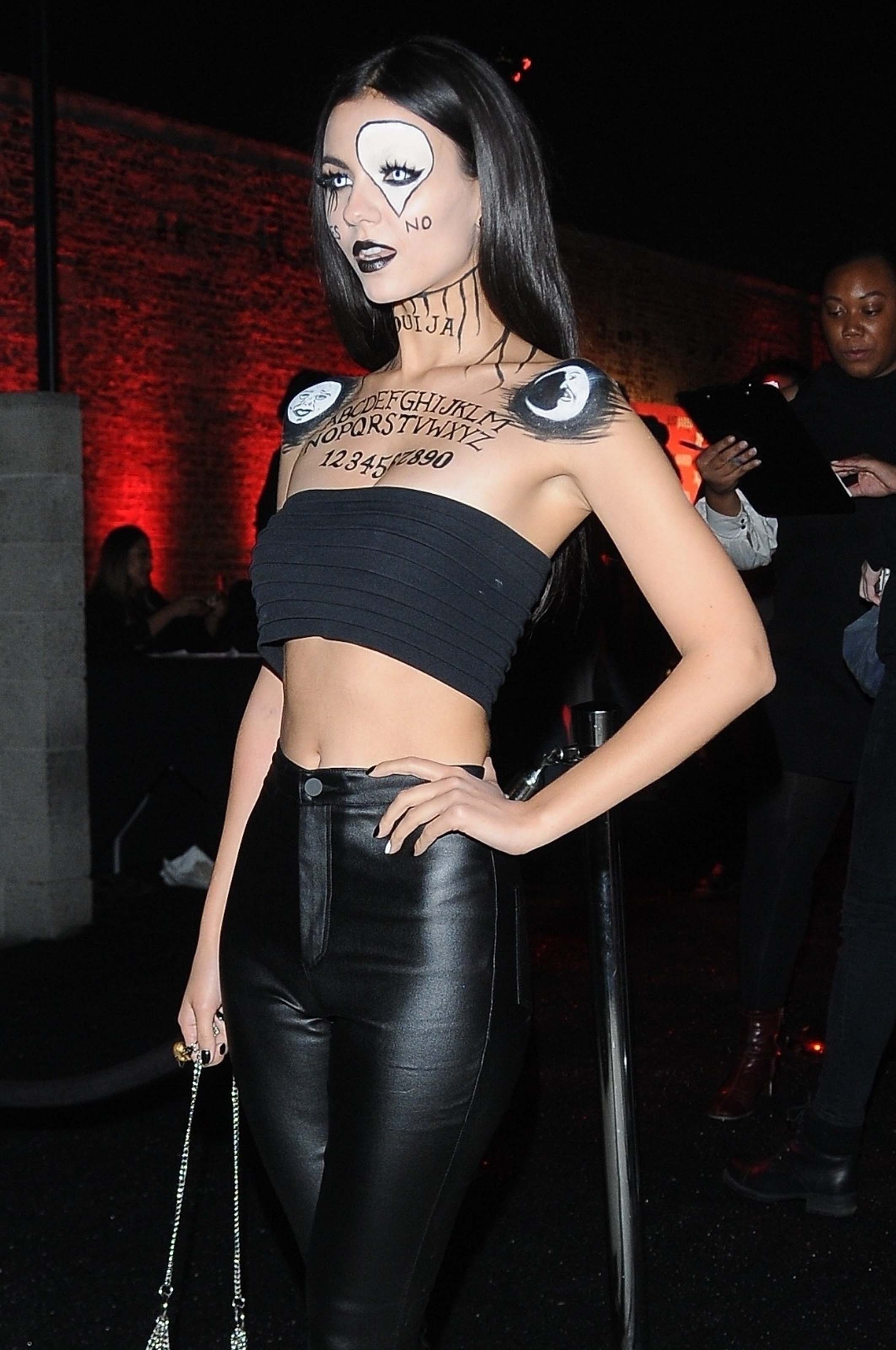 Victoria Justice attends the Just Jared Halloween Bash