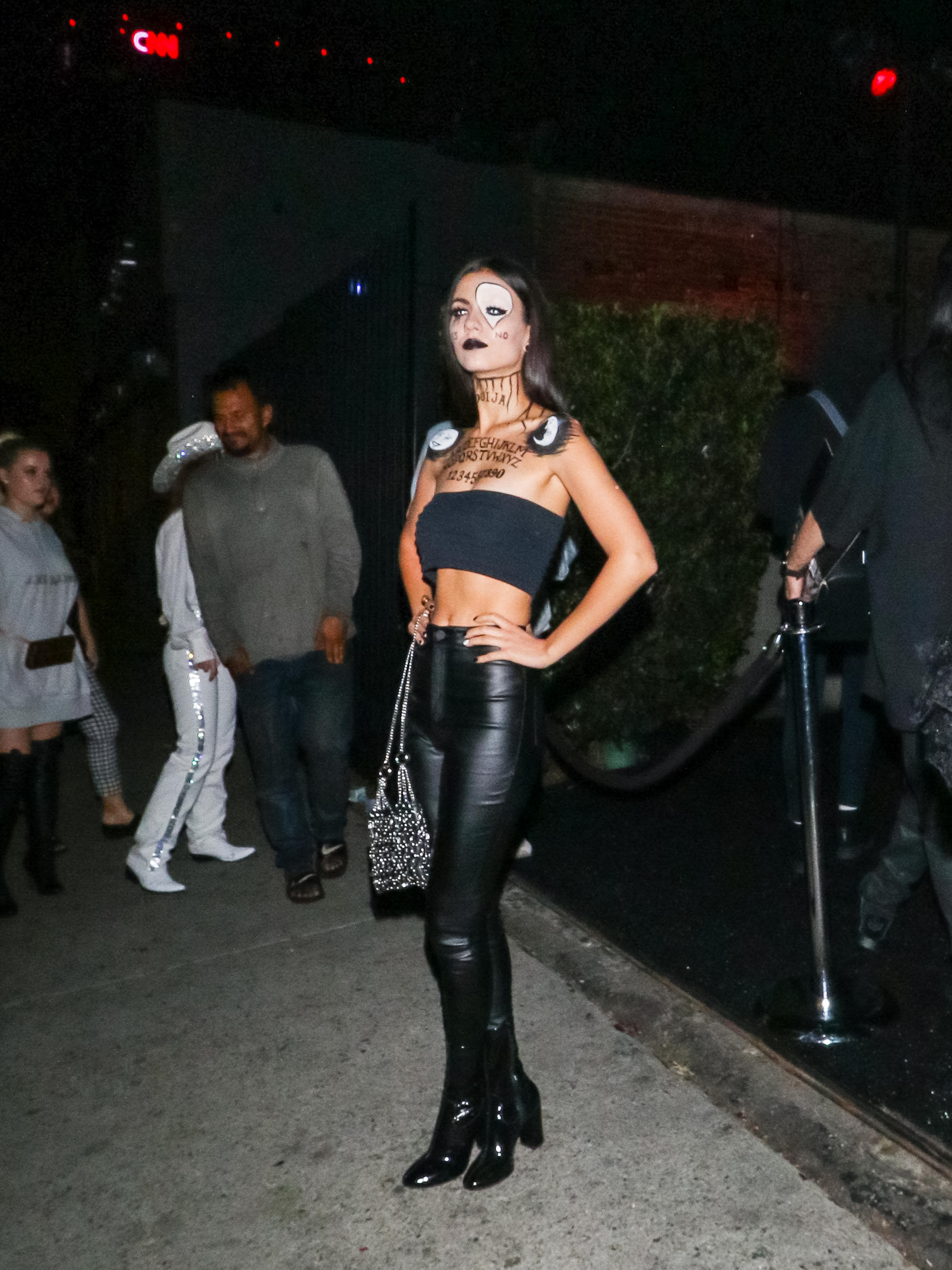 Victoria Justice attends the Just Jared Halloween Bash