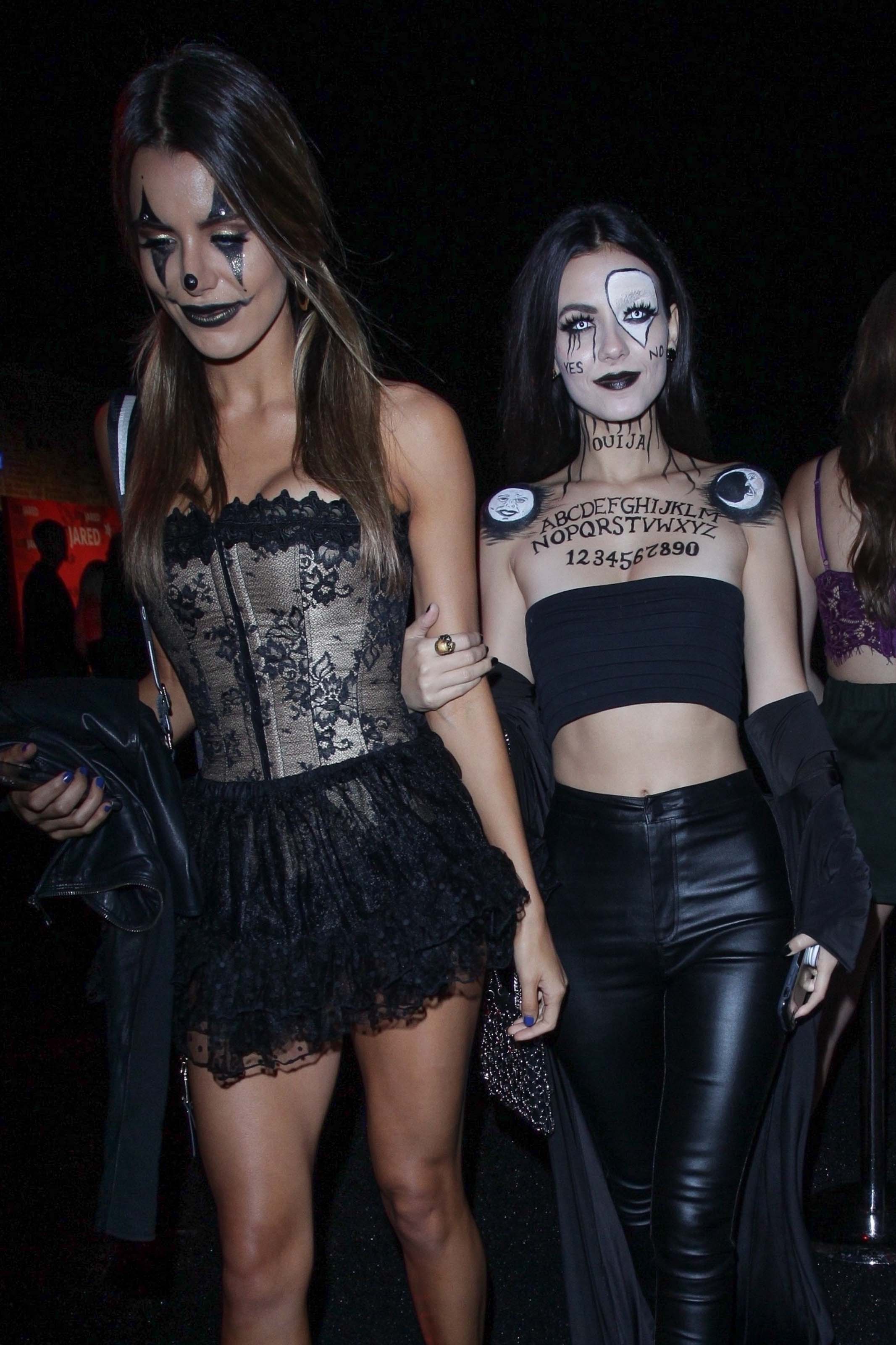 Victoria Justice attends the Just Jared Halloween Bash