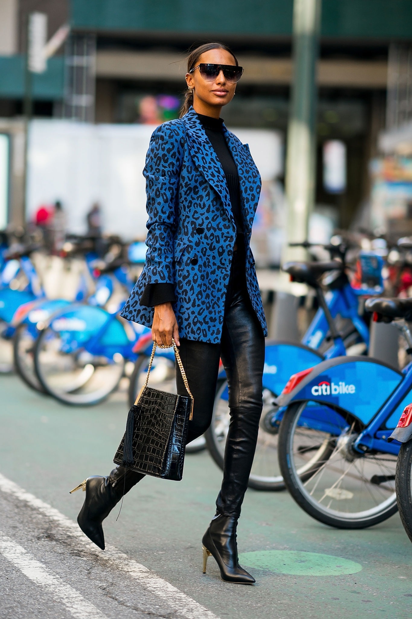 Jasmine Tookes arriving at the Victoria’s Secret offices