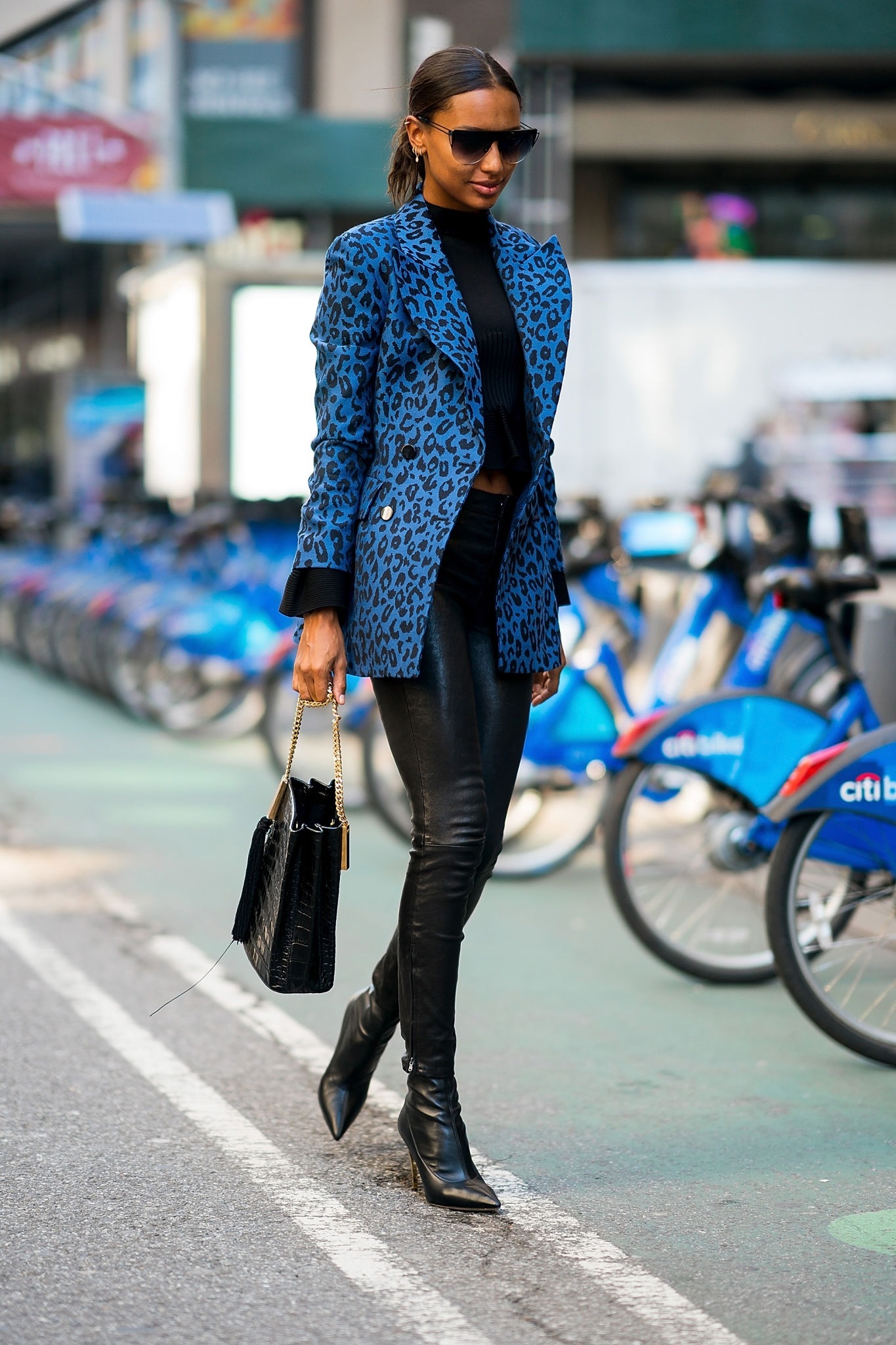 Jasmine Tookes arriving at the Victoria’s Secret offices