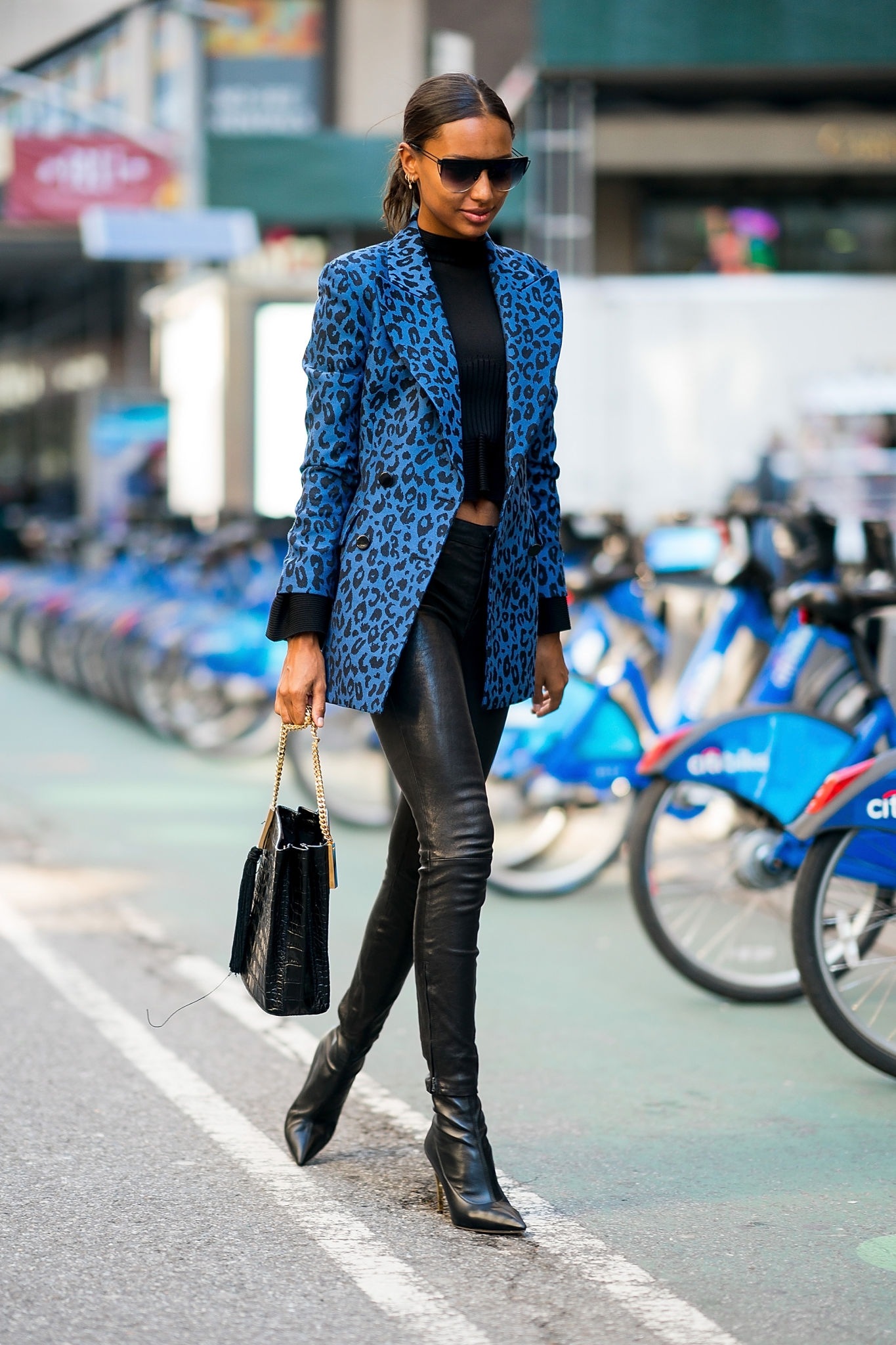 Jasmine Tookes arriving at the Victoria’s Secret offices