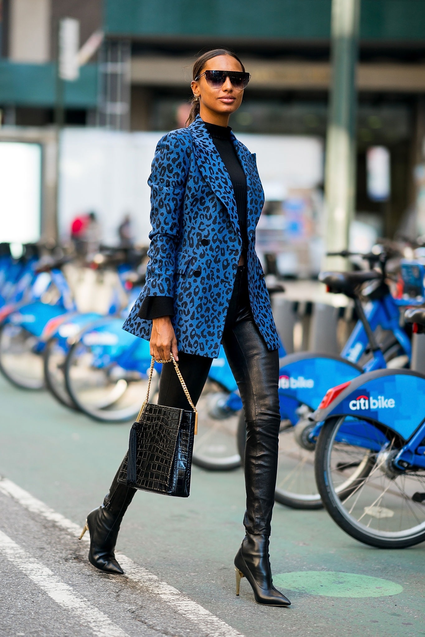 Jasmine Tookes arriving at the Victoria’s Secret offices