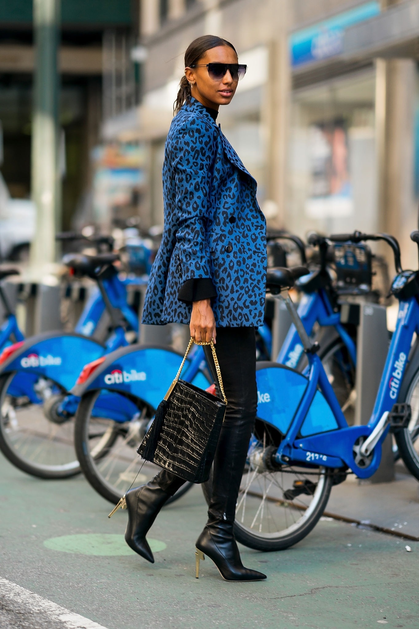 Jasmine Tookes arriving at the Victoria’s Secret offices