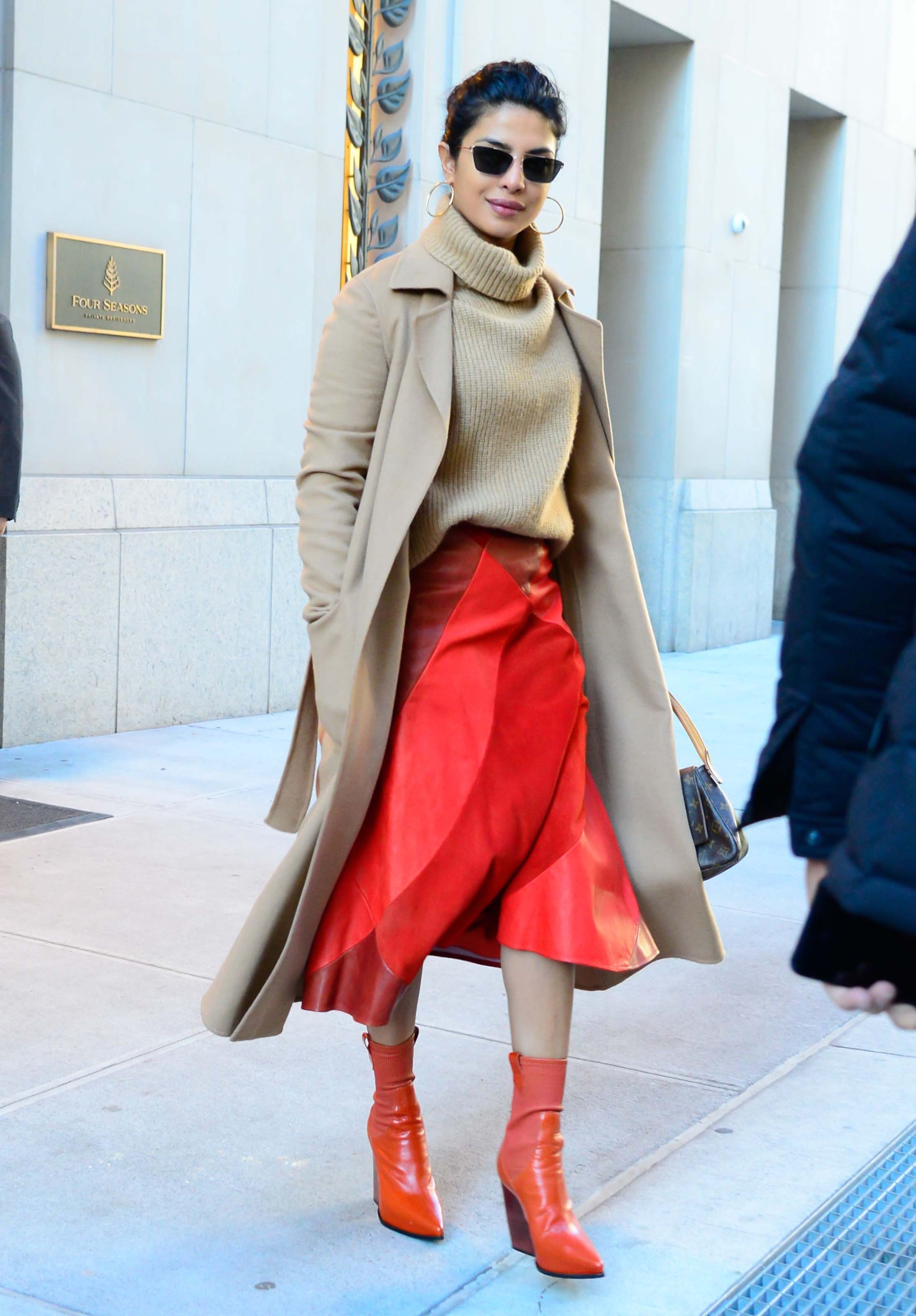 Priyanka Chopra is seen leaving her apartment