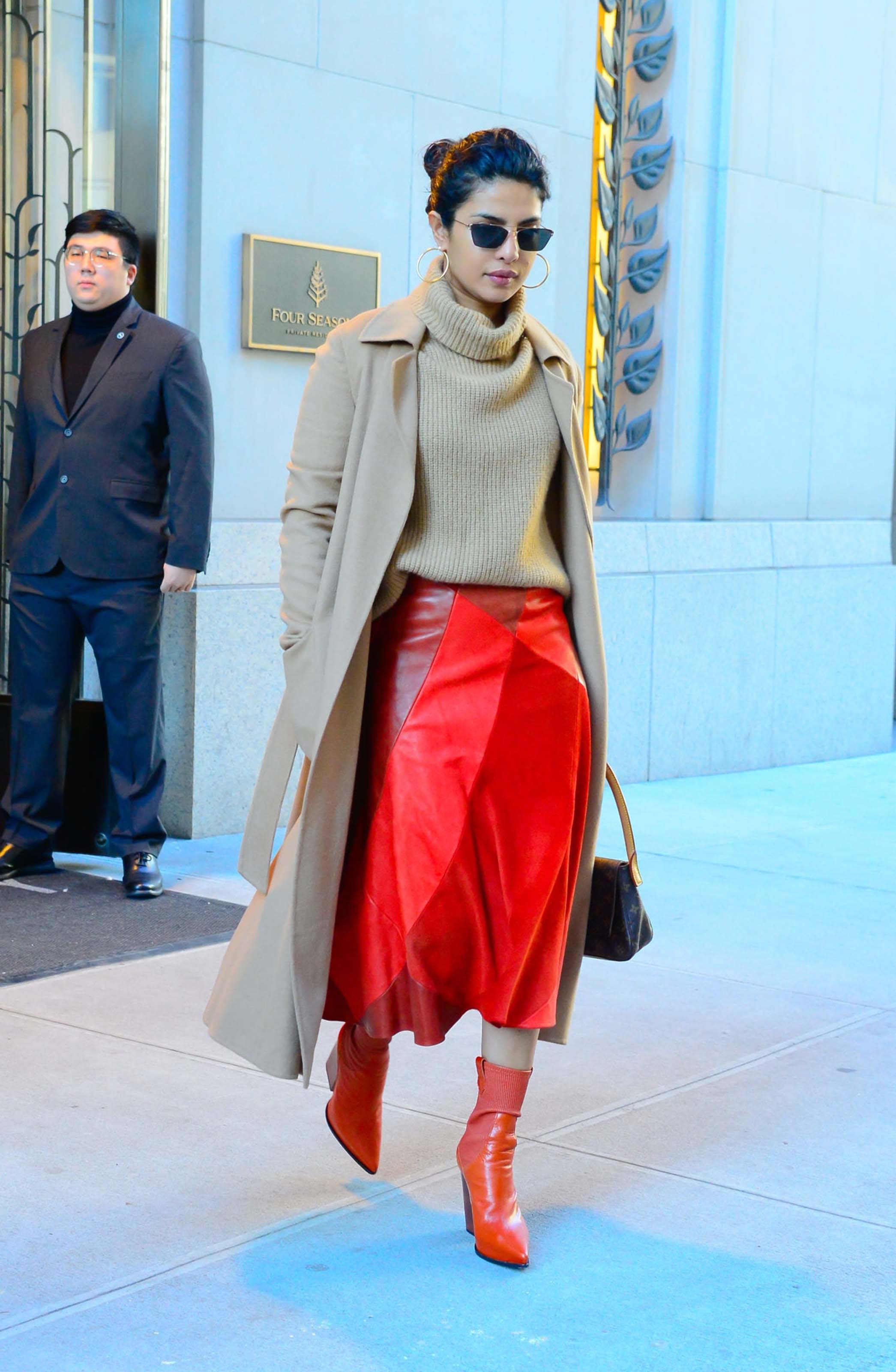 Priyanka Chopra is seen leaving her apartment