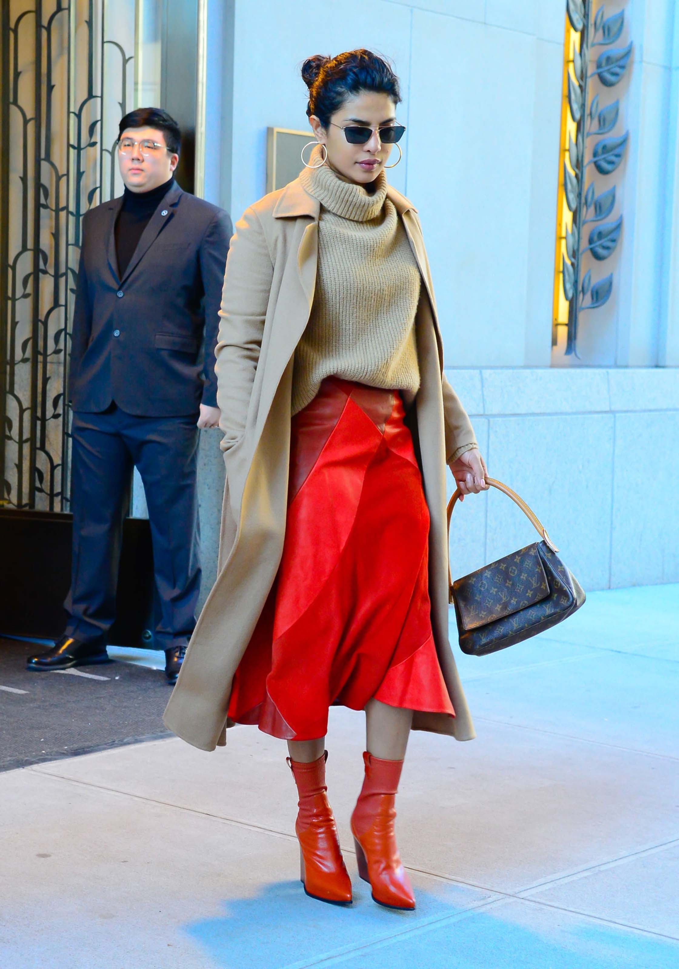 Priyanka Chopra is seen leaving her apartment