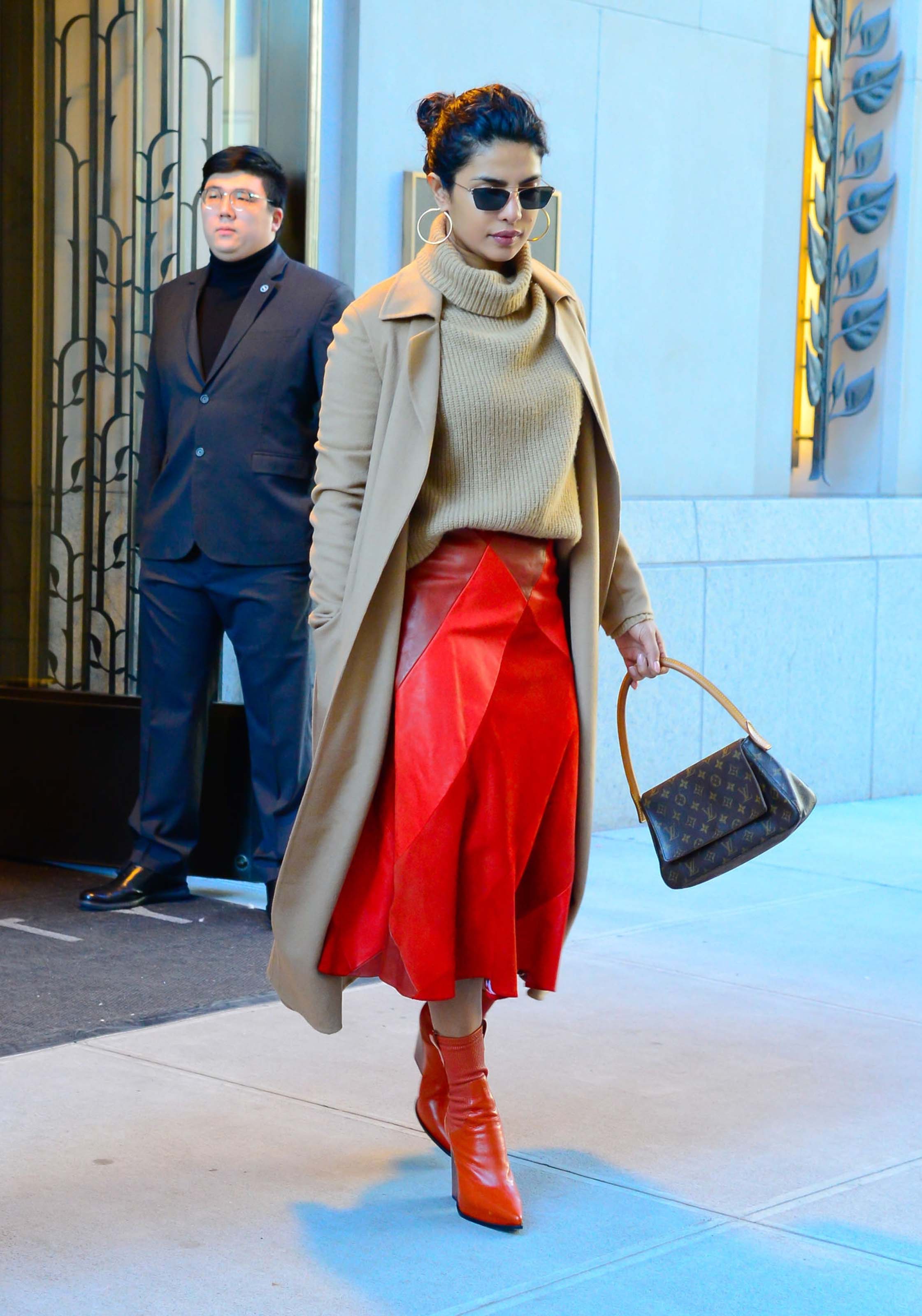 Priyanka Chopra is seen leaving her apartment