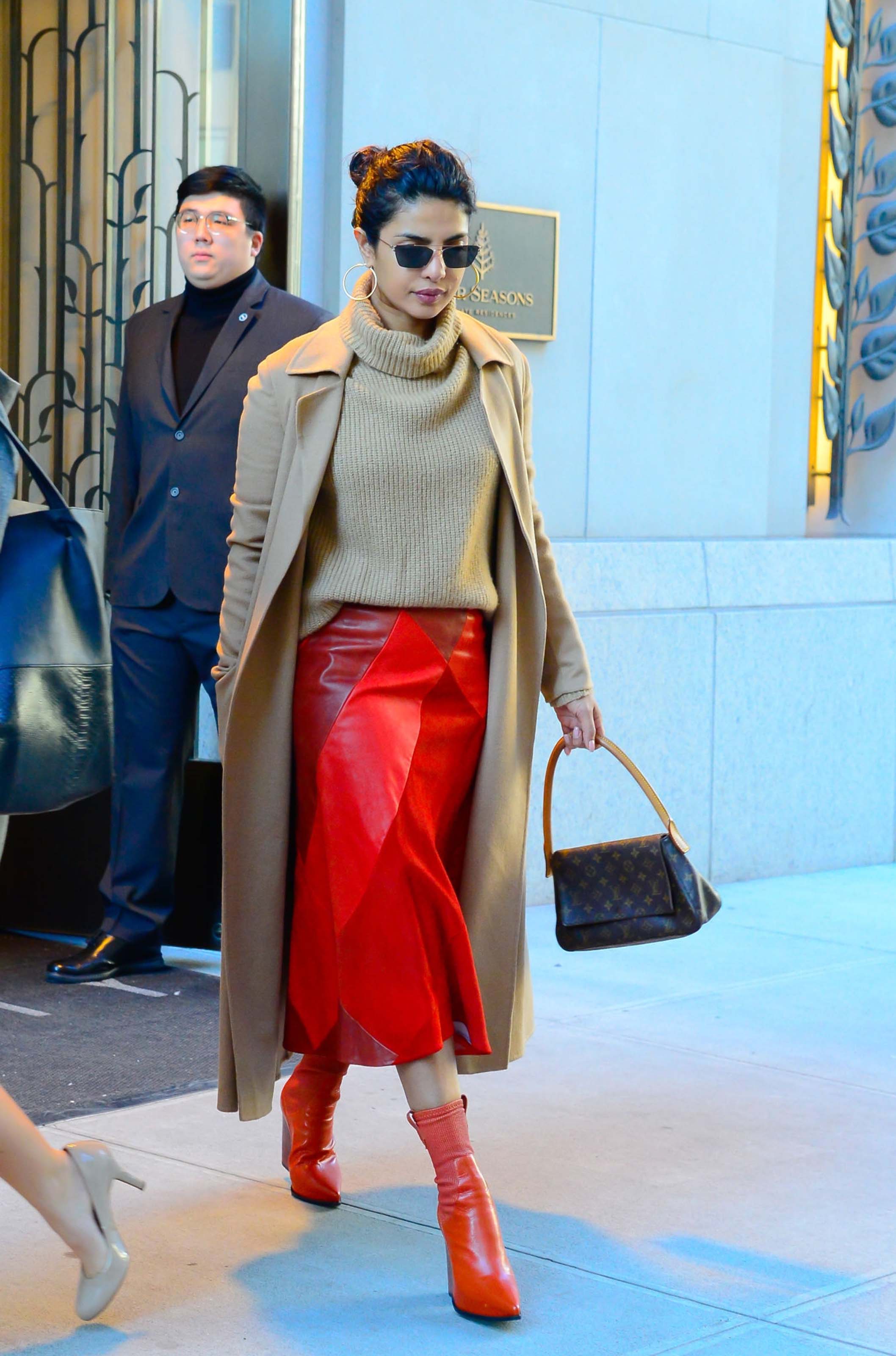 Priyanka Chopra is seen leaving her apartment