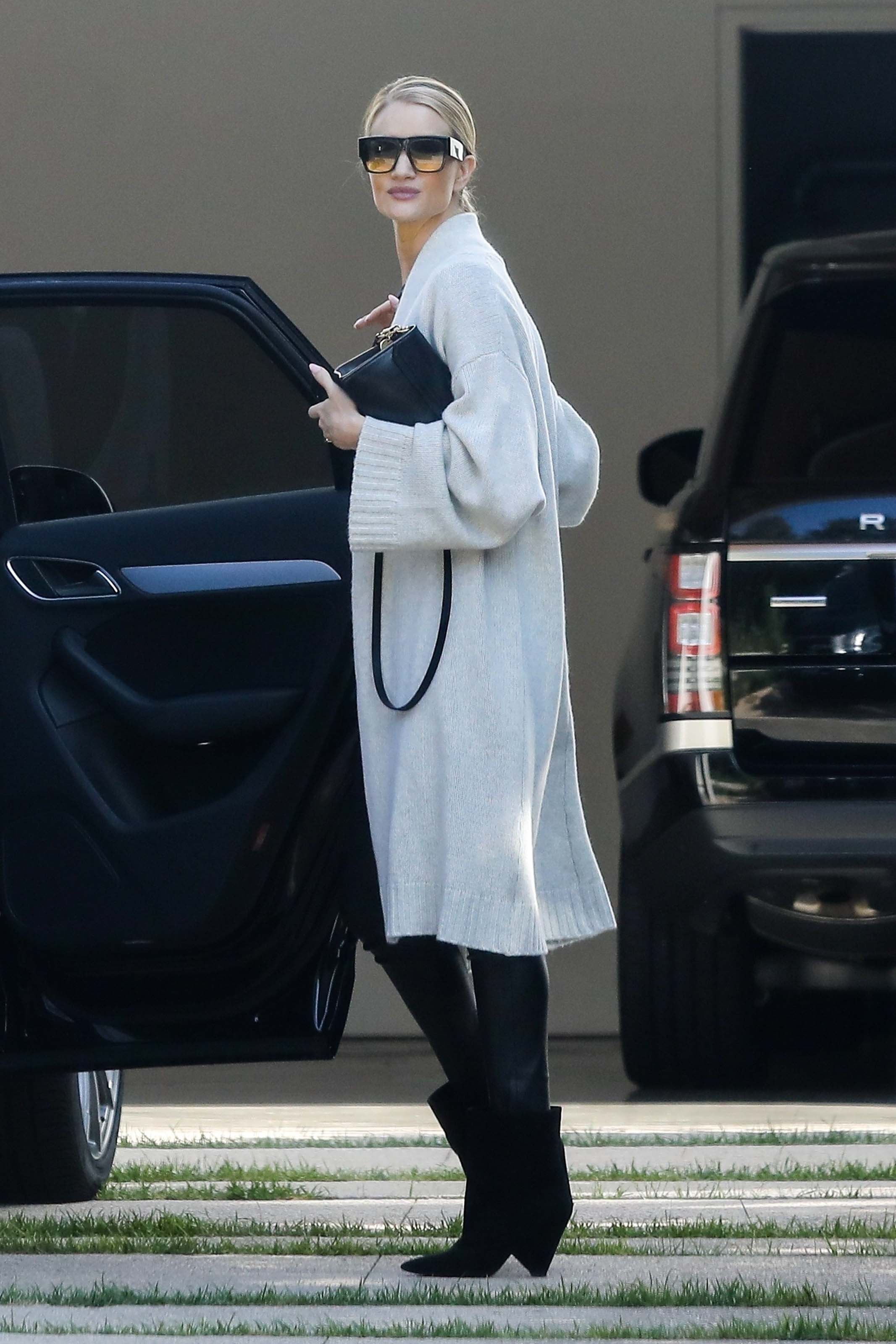 Rosie Huntington-Whiteley out in Beverly Hills