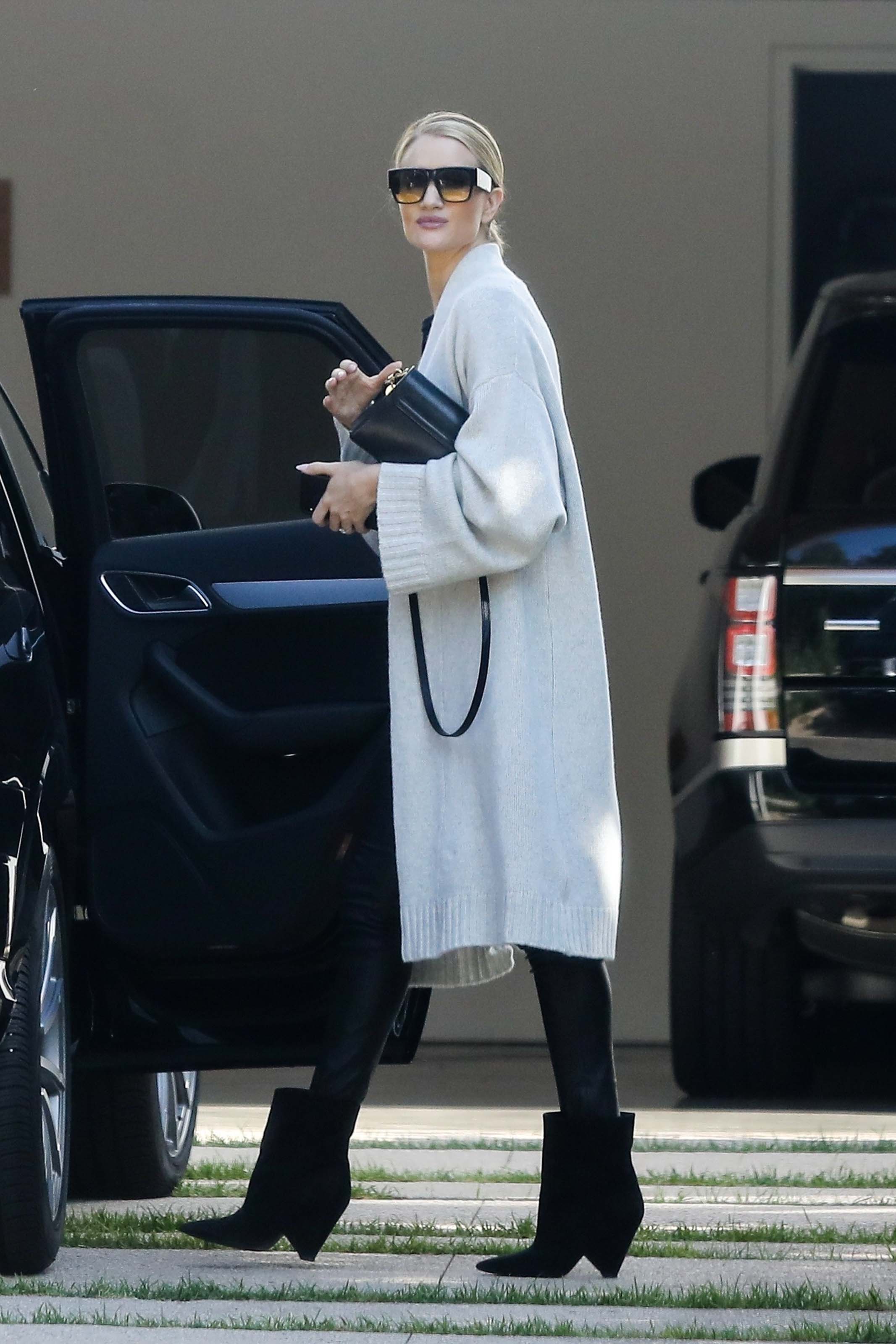 Rosie Huntington-Whiteley out in Beverly Hills