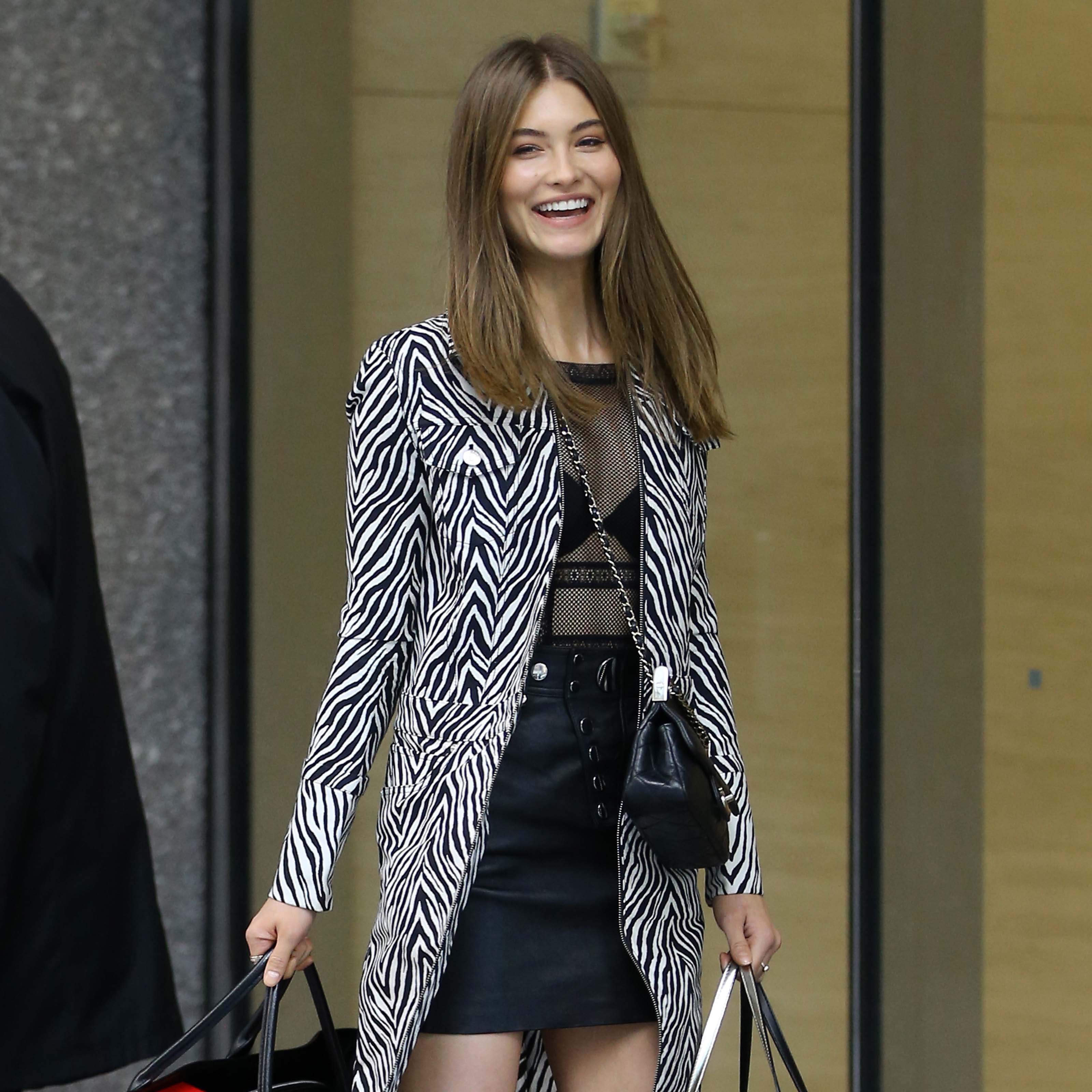 Grace Elizabeth attends Victoria’s Secret Fashion Show fittings