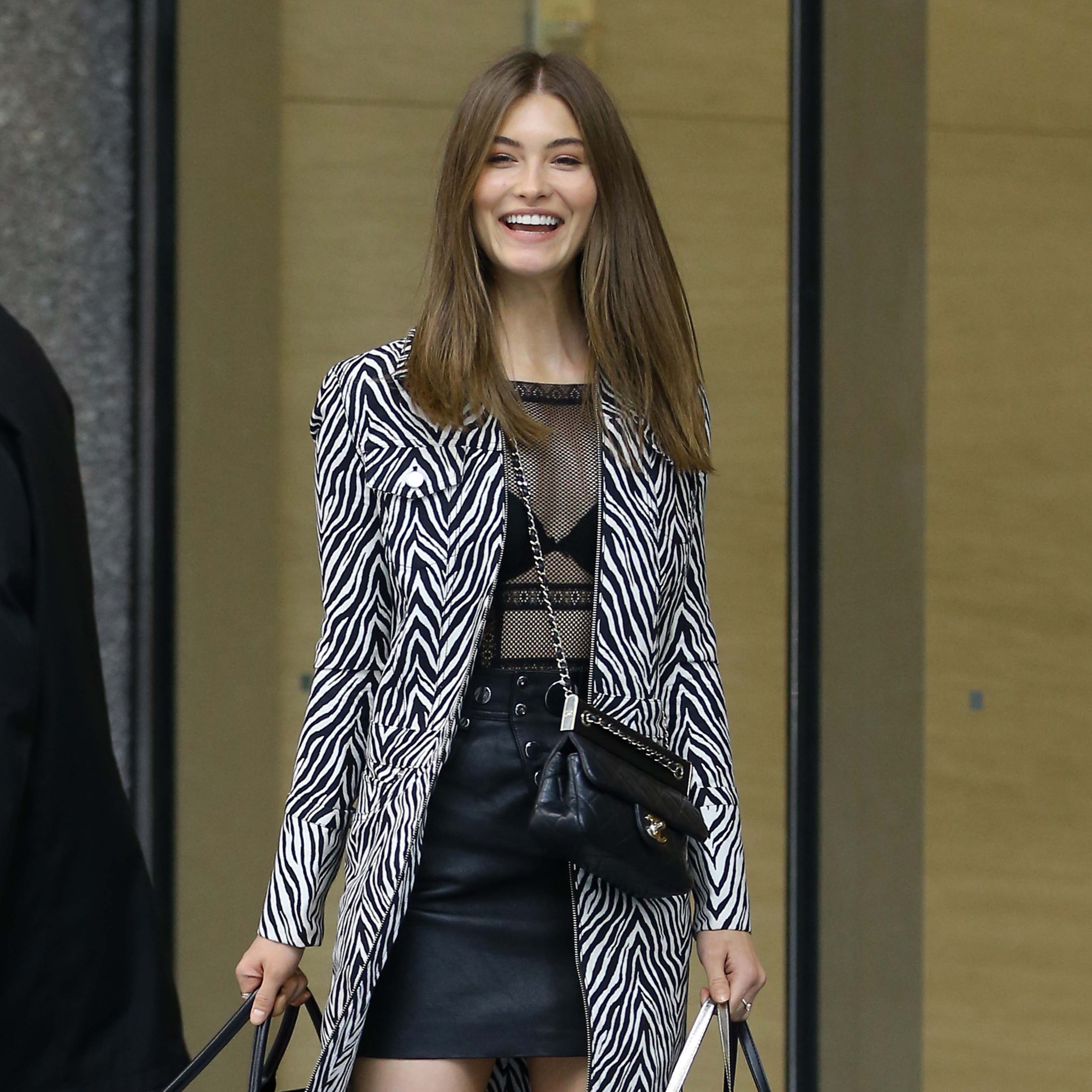 Grace Elizabeth attends Victoria’s Secret Fashion Show fittings