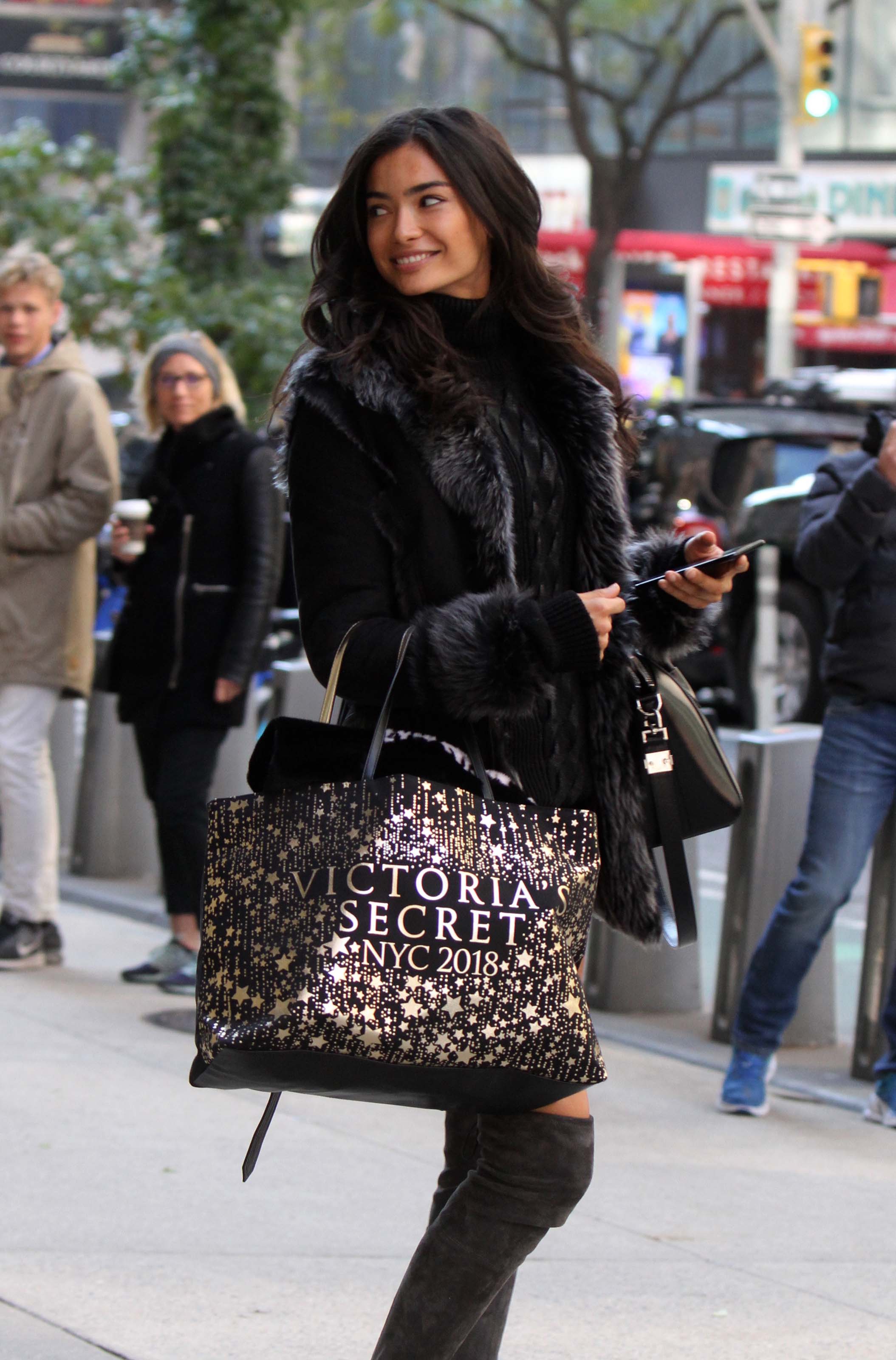 Kelly Gale attends Victoria’s Secret Fashion Show fittings