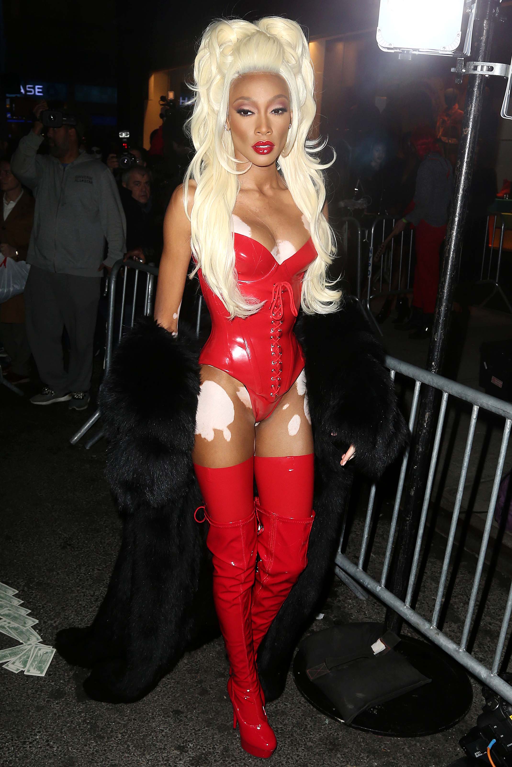 Winnie Harlow attends Heidi Klum’s 19th Annual Halloween Party