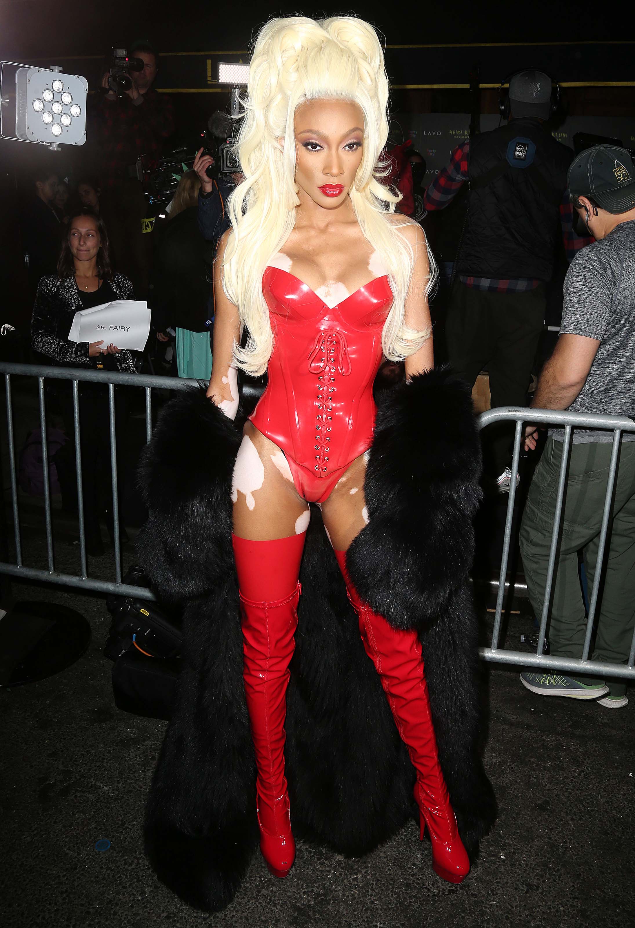 Winnie Harlow attends Heidi Klum’s 19th Annual Halloween Party