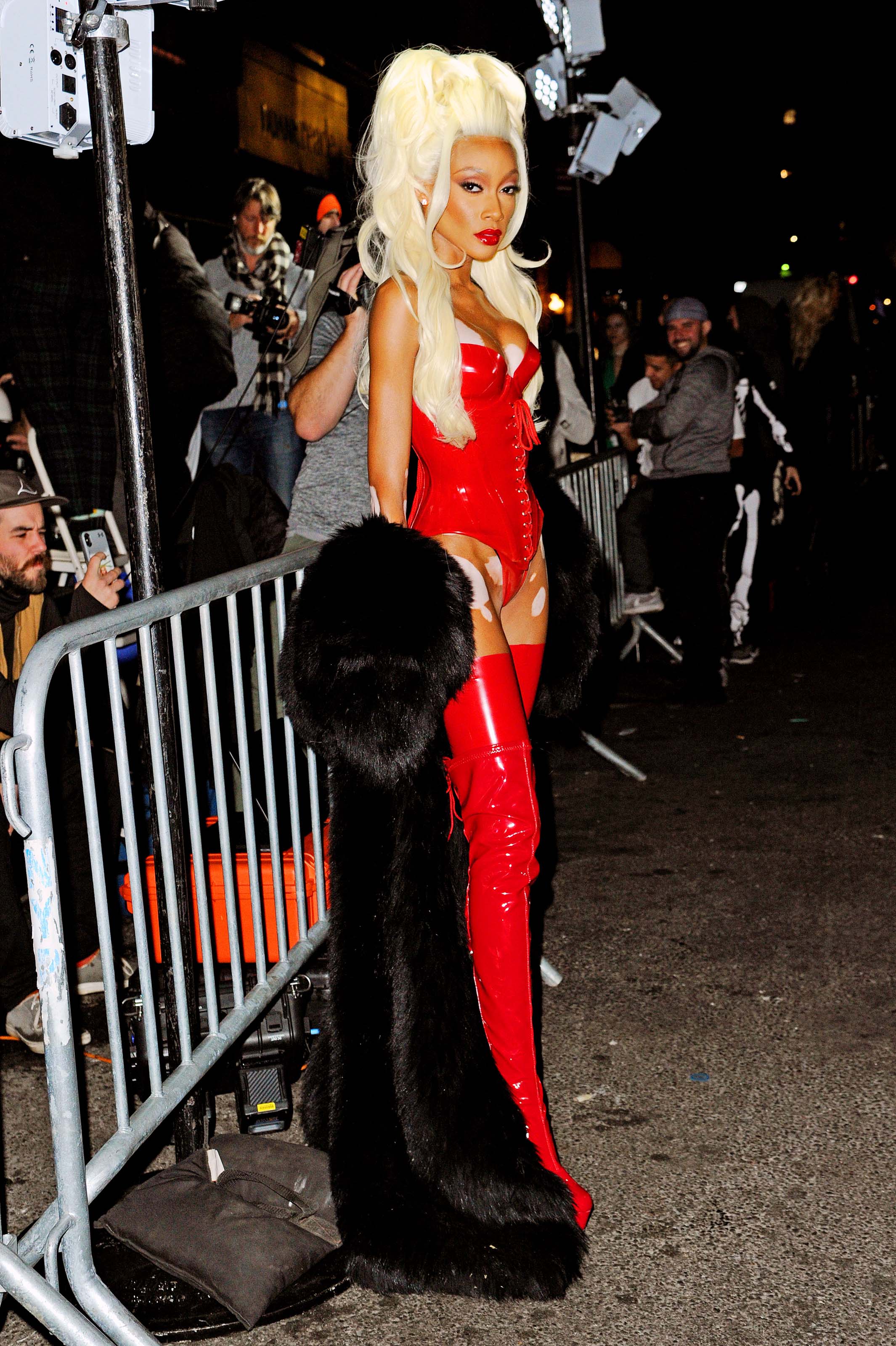 Winnie Harlow attends Heidi Klum’s 19th Annual Halloween Party