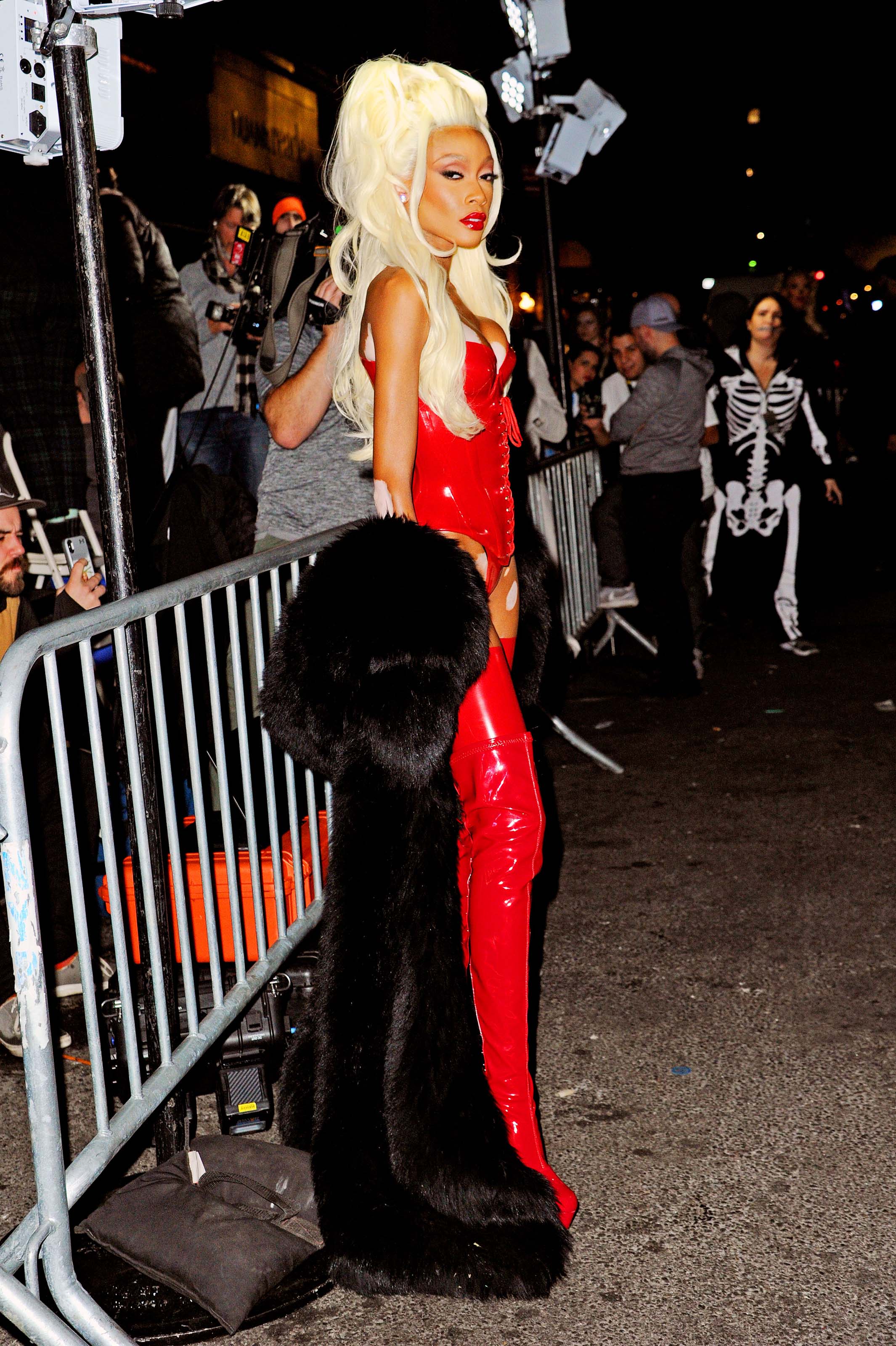 Winnie Harlow attends Heidi Klum’s 19th Annual Halloween Party