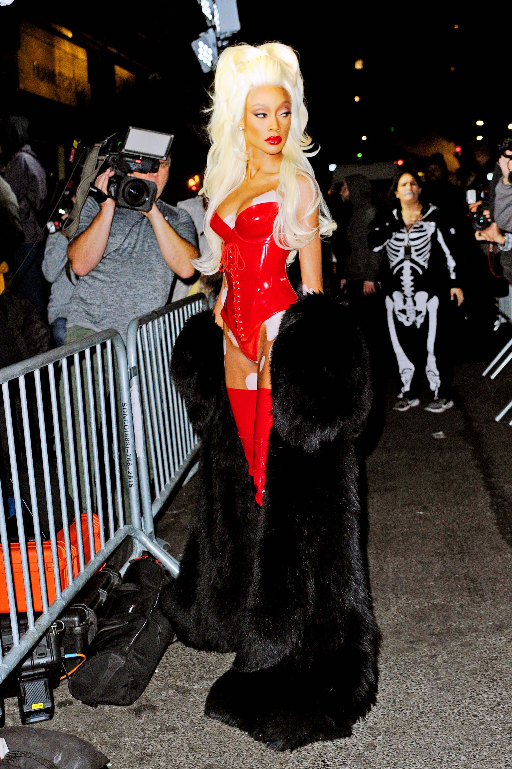 Winnie Harlow attends Heidi Klum’s 19th Annual Halloween Party