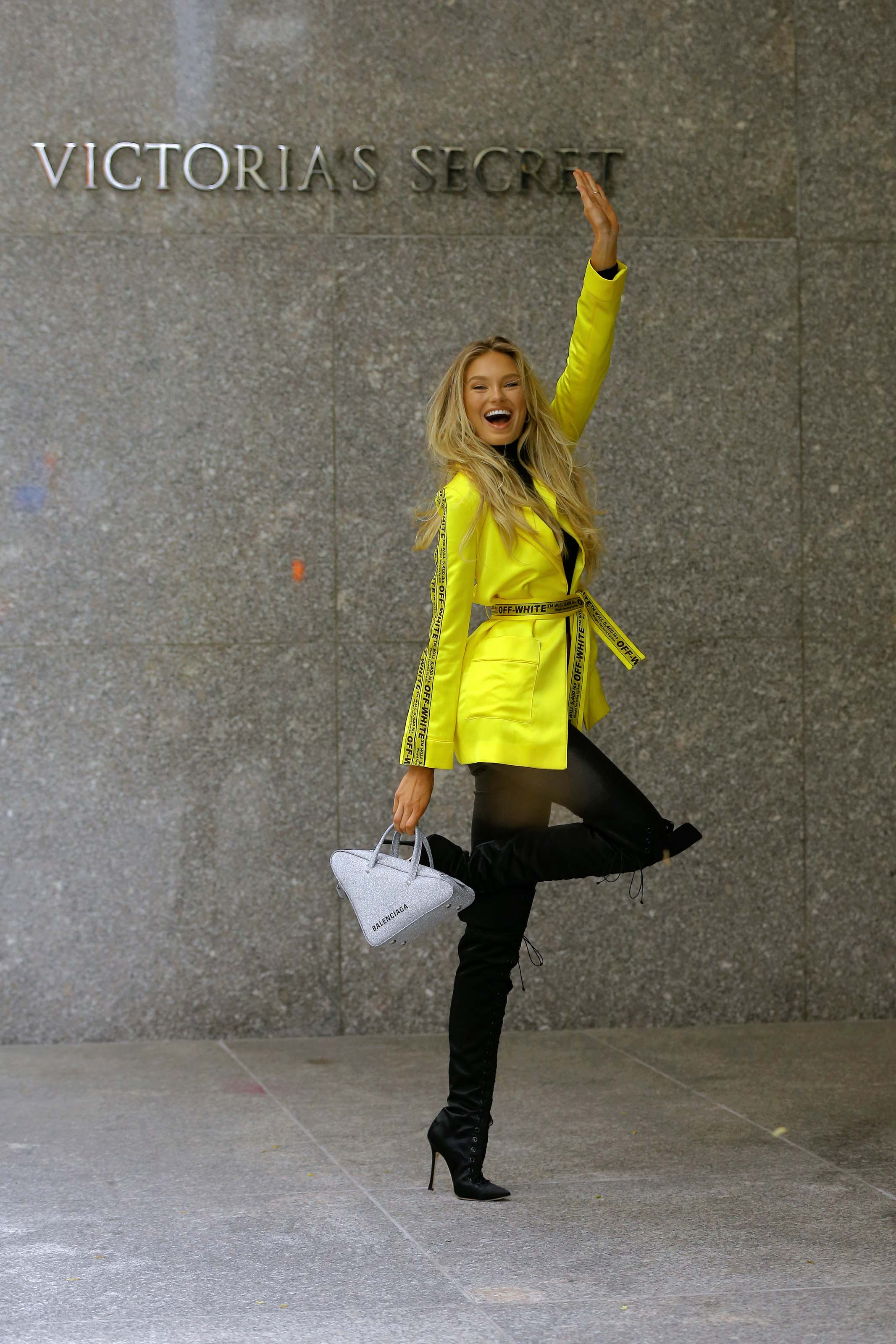 Romee Strijd attends A Fitting For The Victoria’s Secret Fashion Show