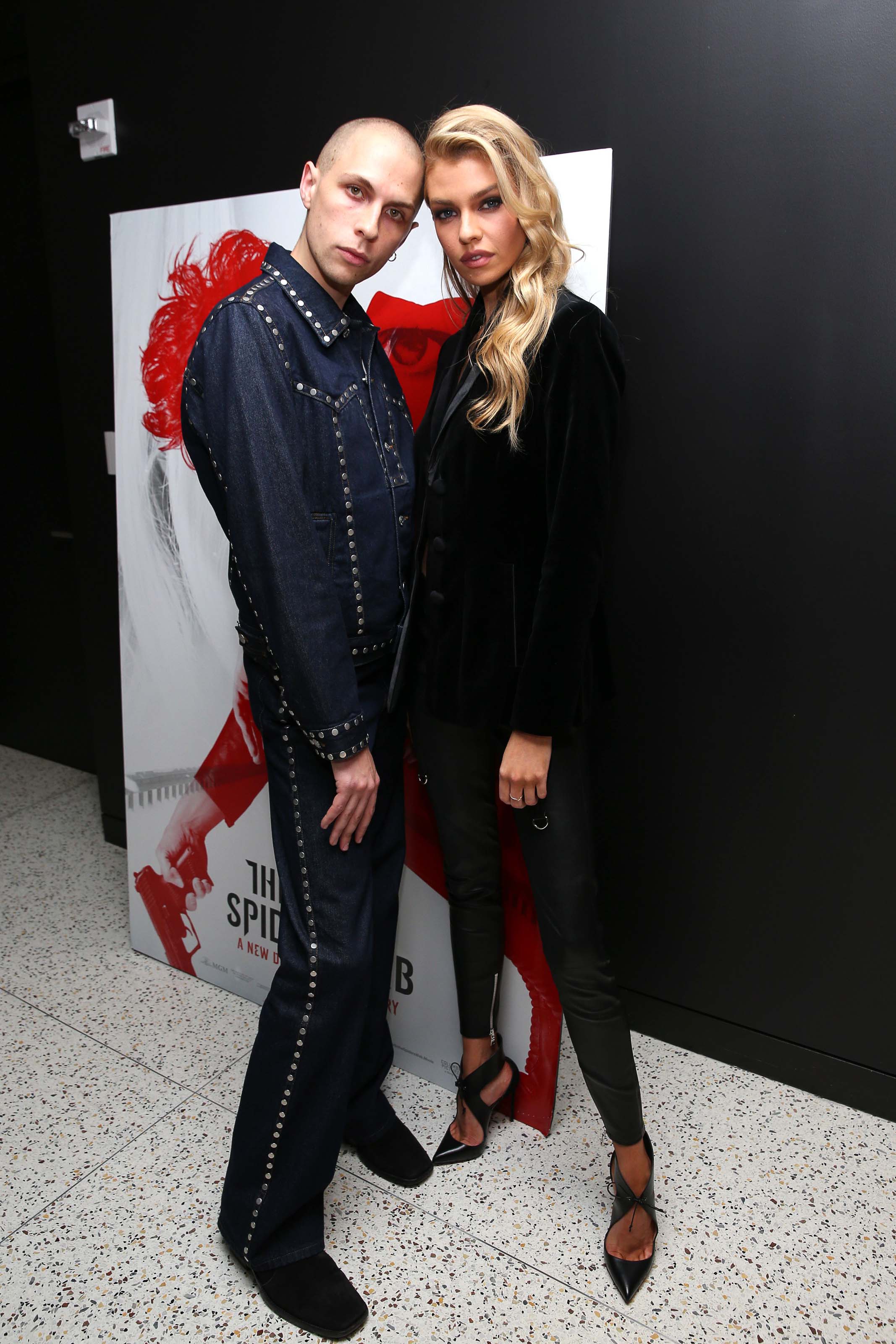 Stella Maxwell attends The Girl In The Spider’s Web New York Screening