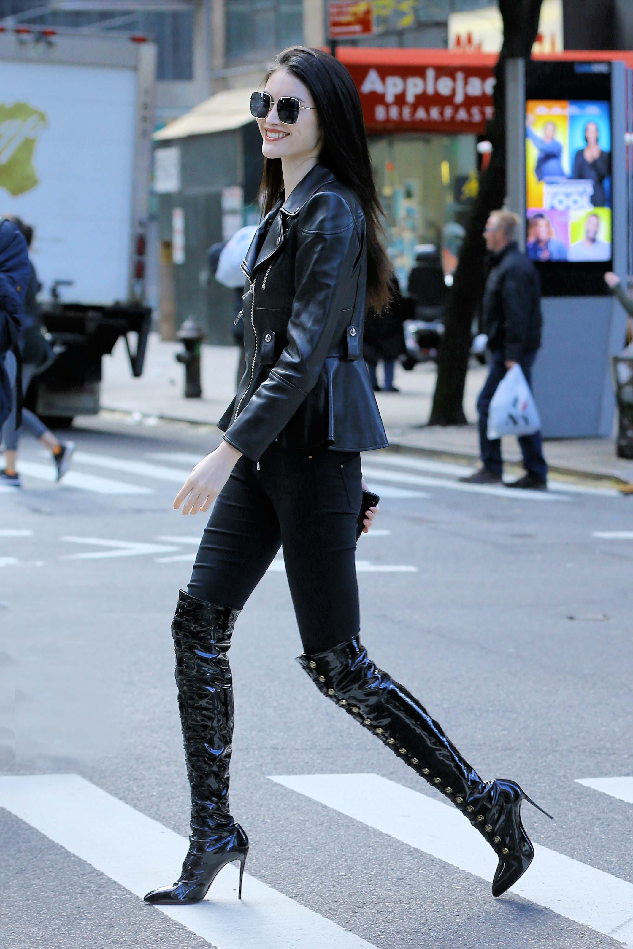 Sui He attends fittings for the 2018 Victoria’s Secret Fashion Show