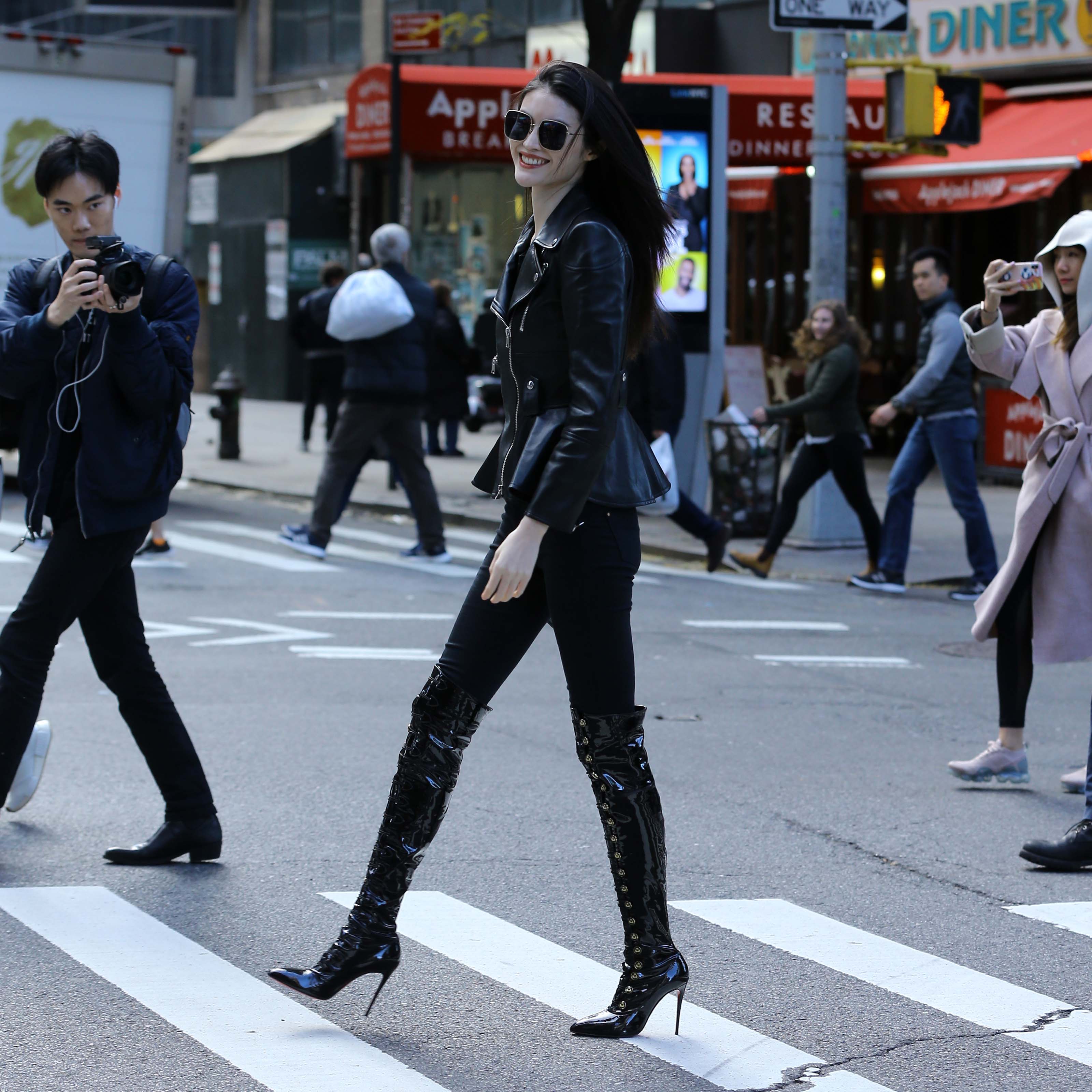 Sui He attends fittings for the 2018 Victoria’s Secret Fashion Show