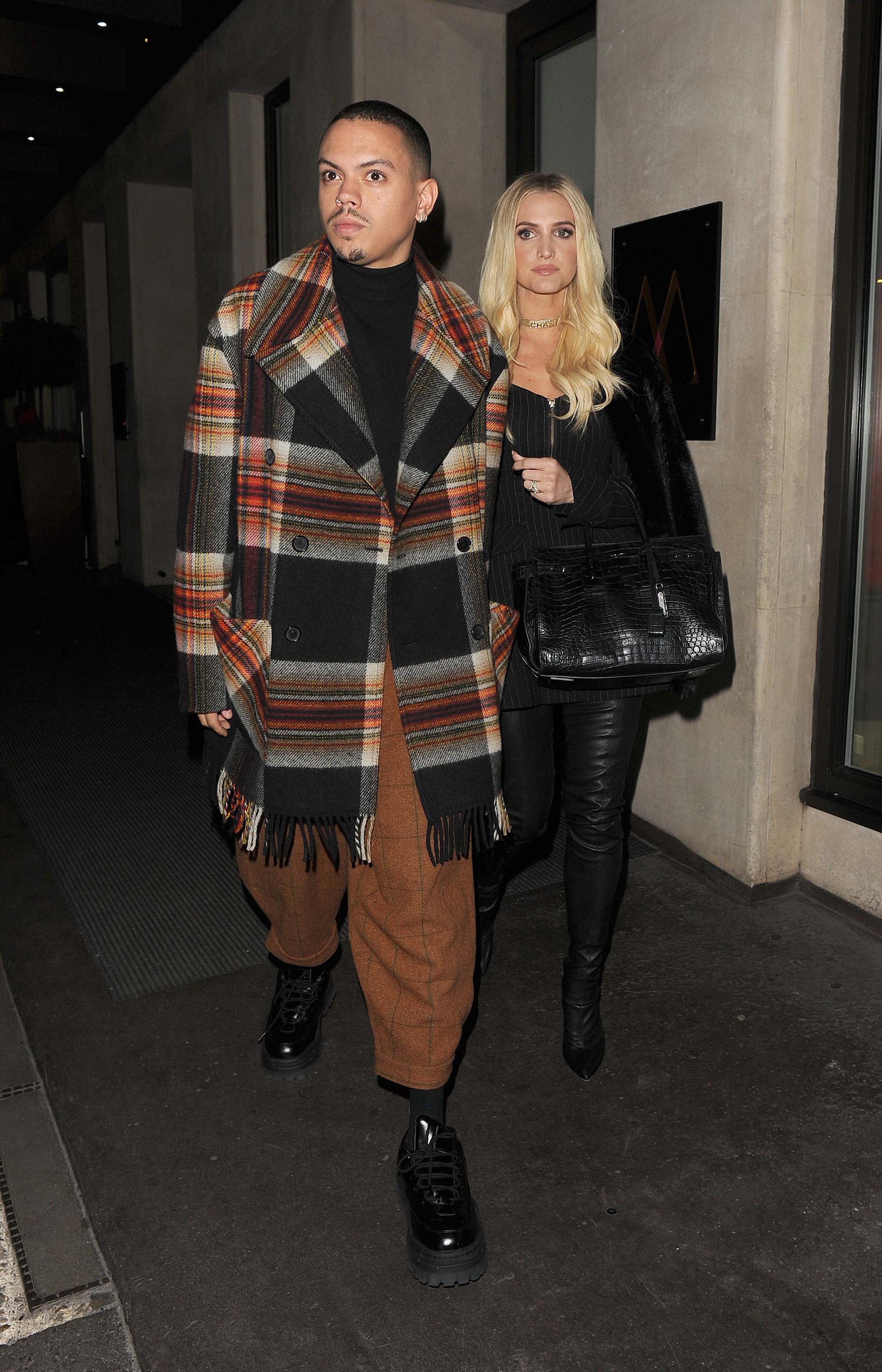 Ashlee Simpson out and about in London