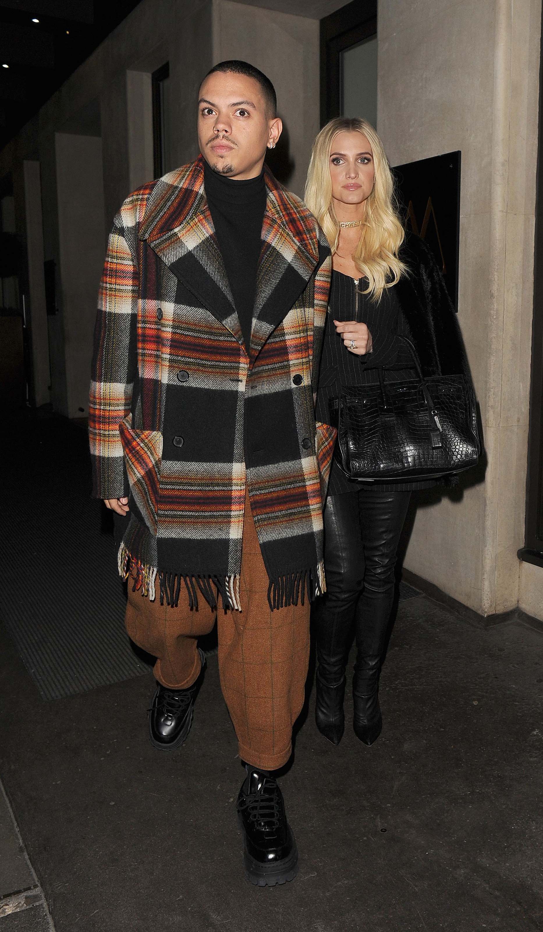 Ashlee Simpson out and about in London