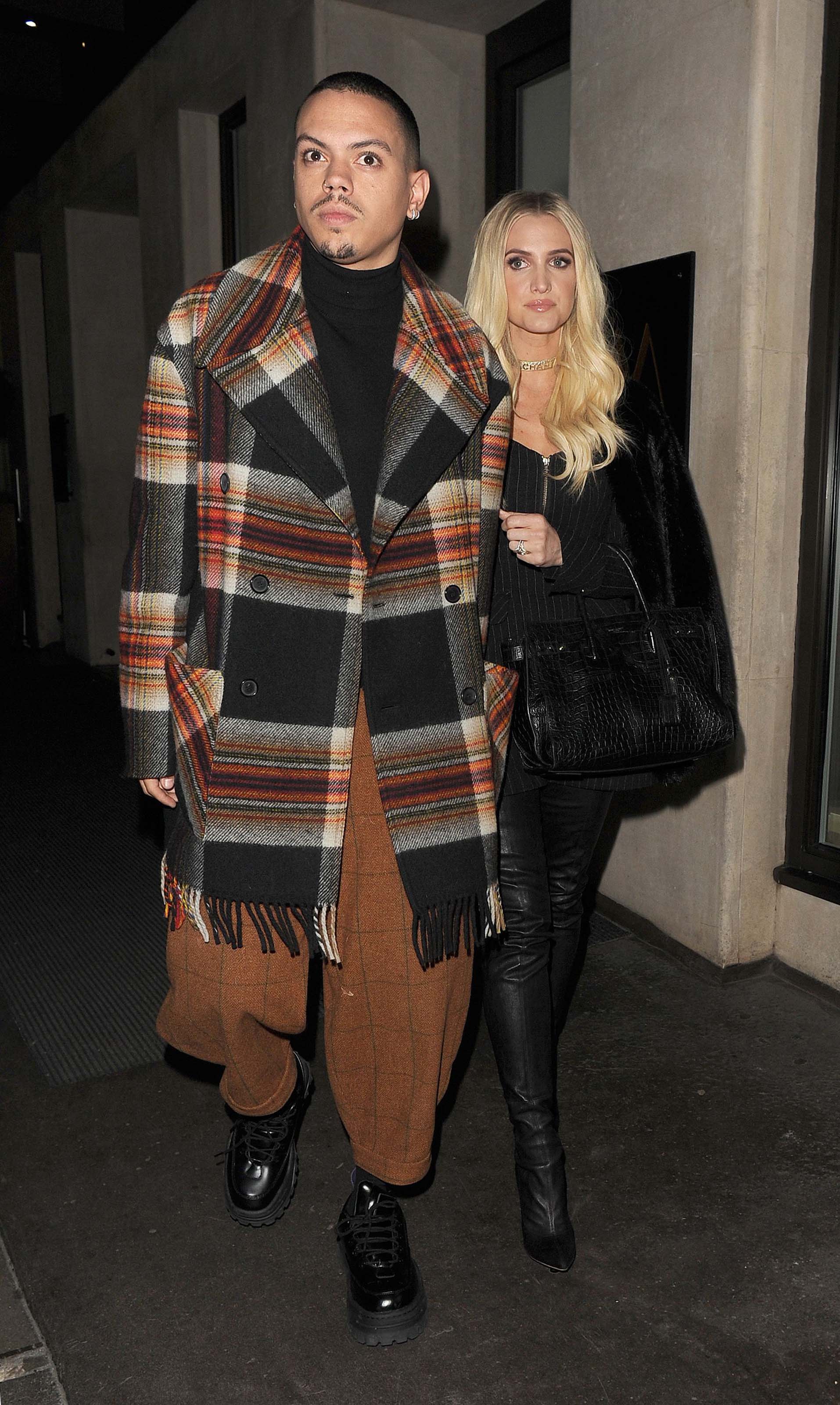 Ashlee Simpson out and about in London