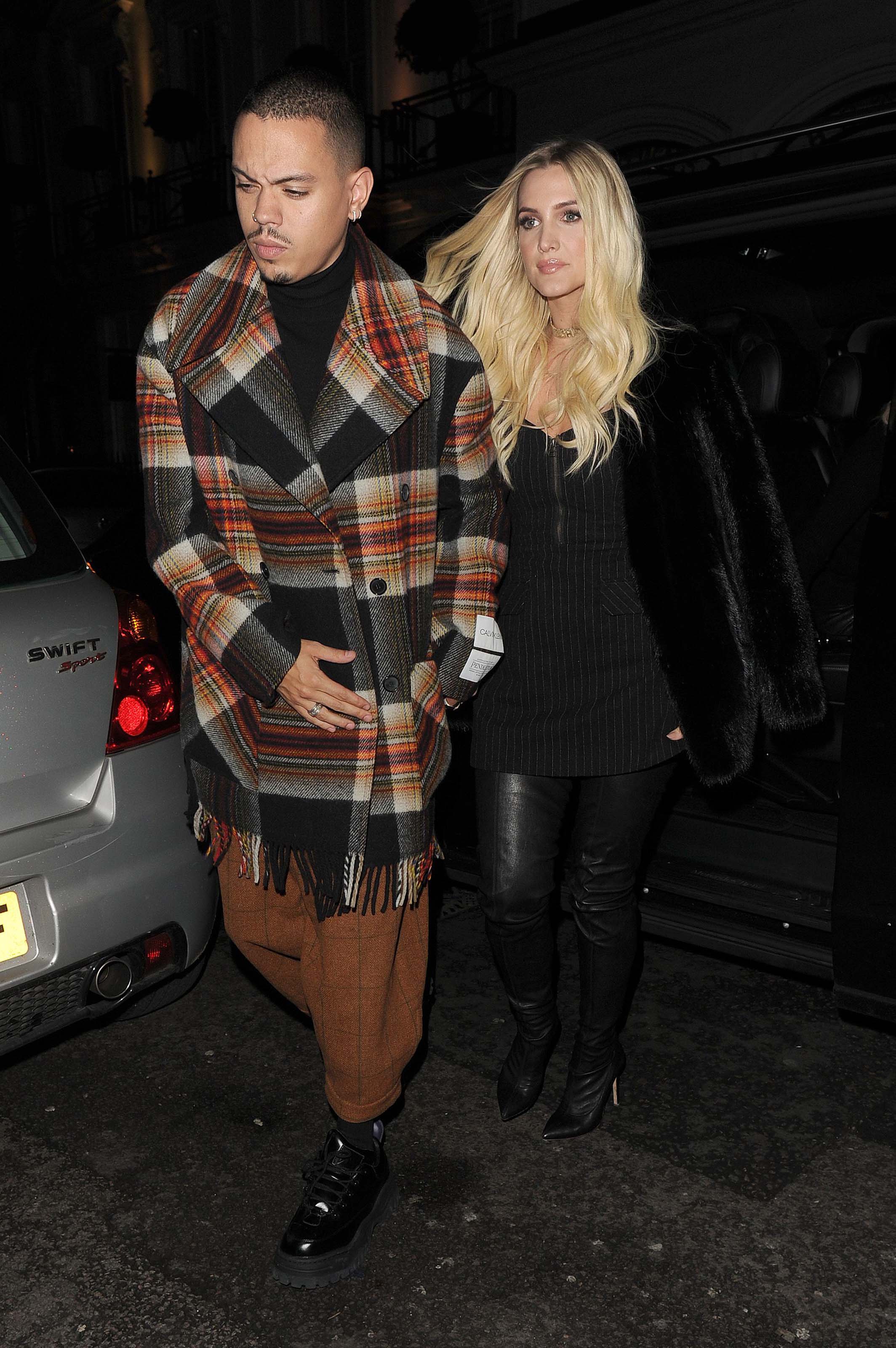 Ashlee Simpson out and about in London
