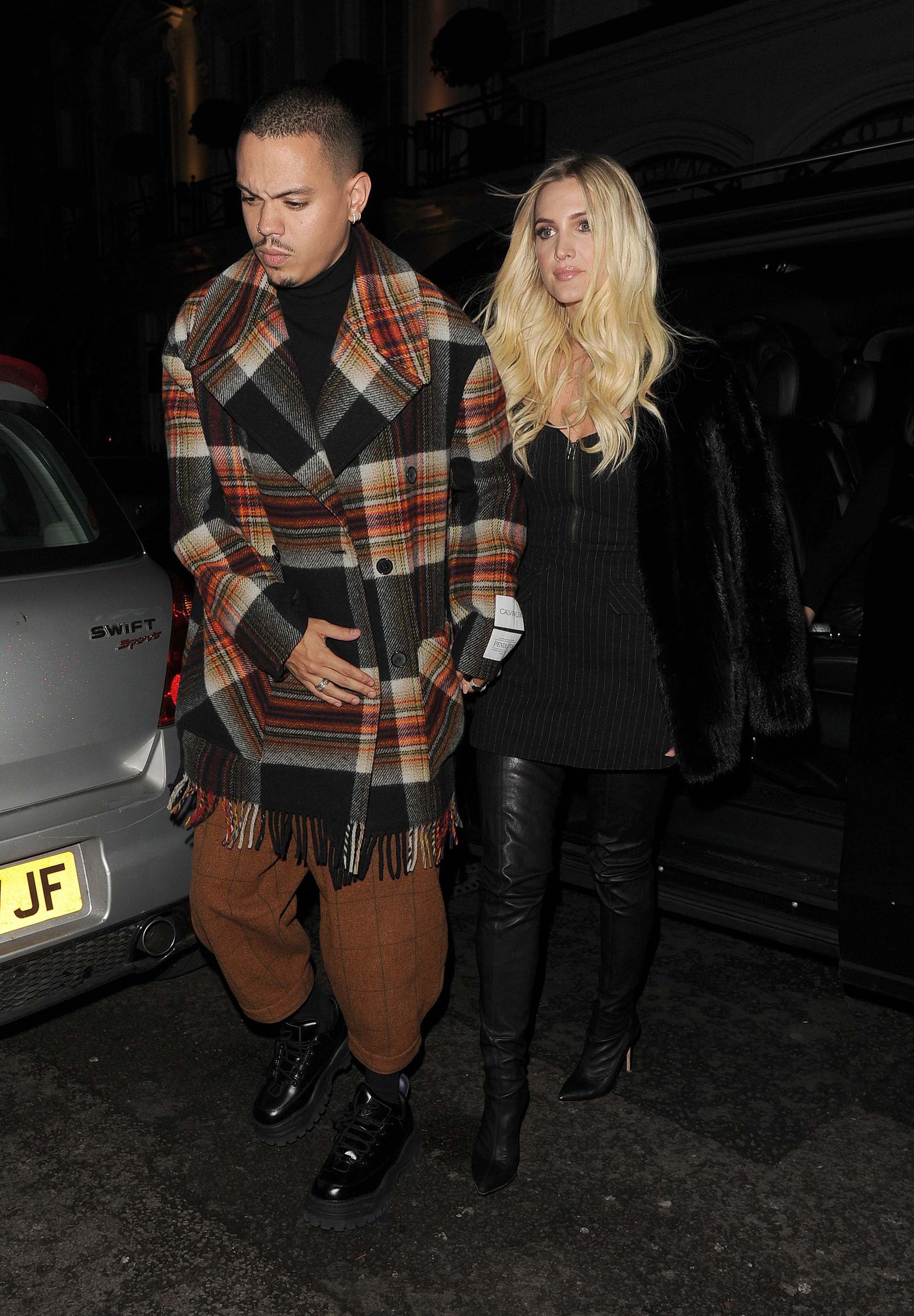 Ashlee Simpson out and about in London