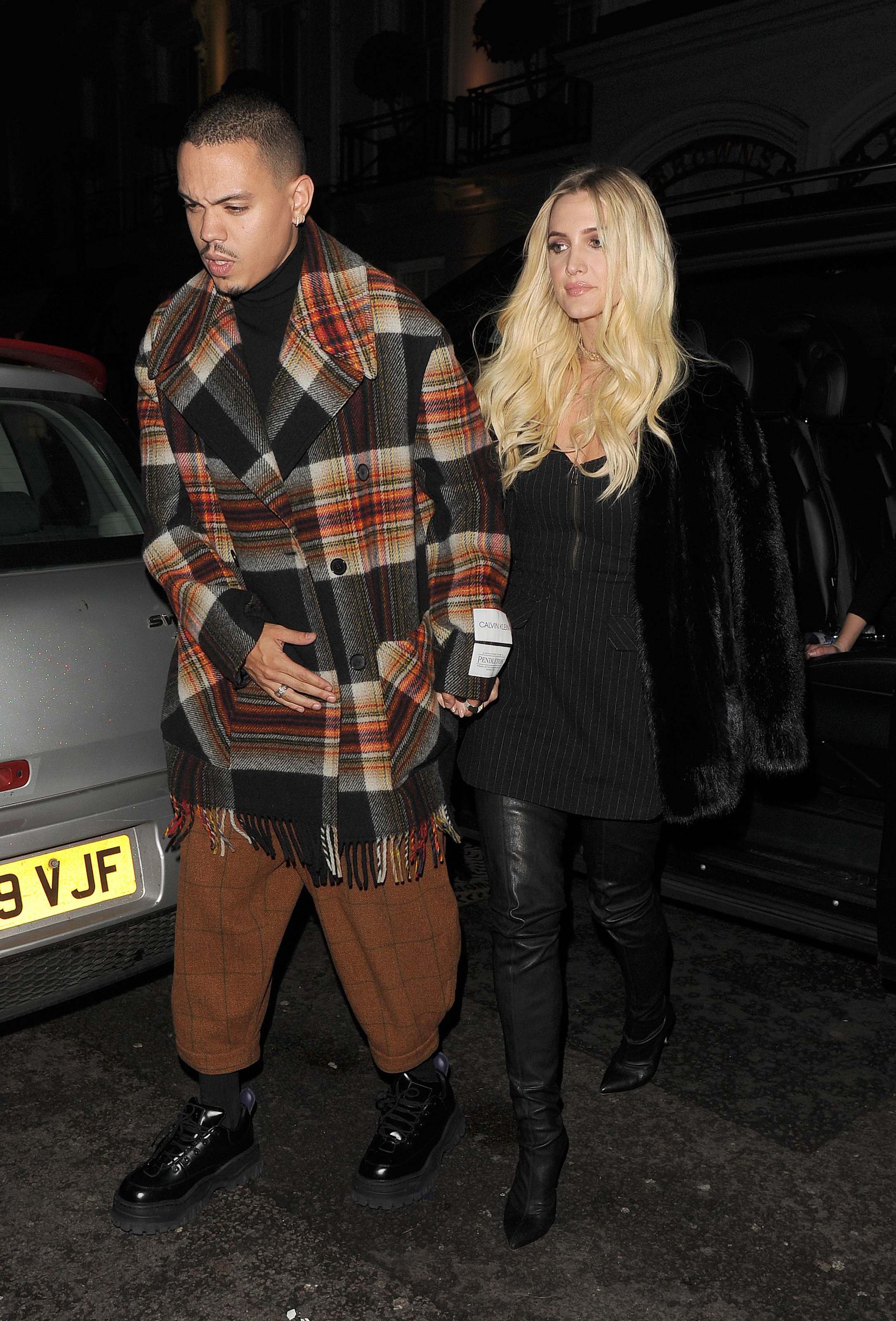 Ashlee Simpson out and about in London