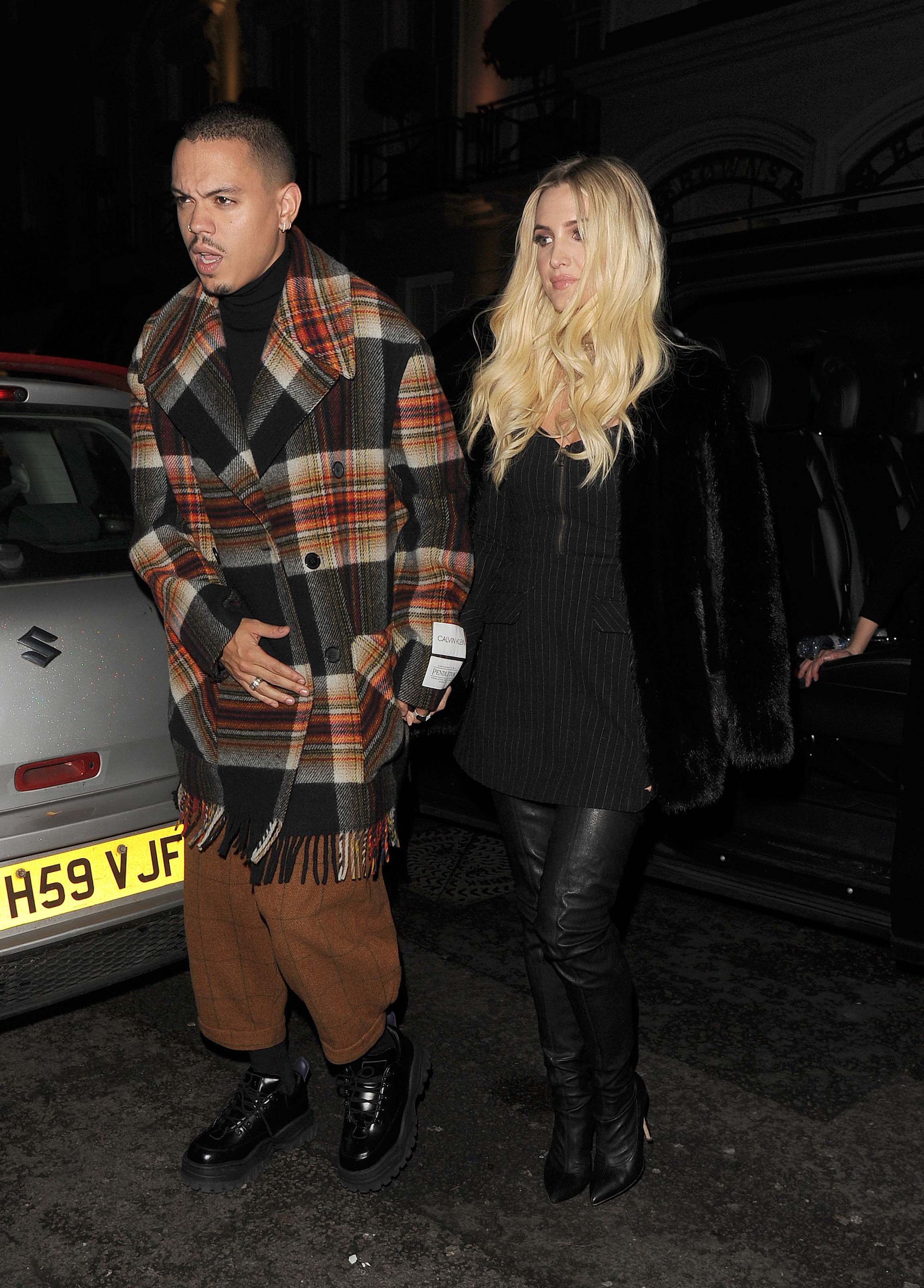 Ashlee Simpson out and about in London