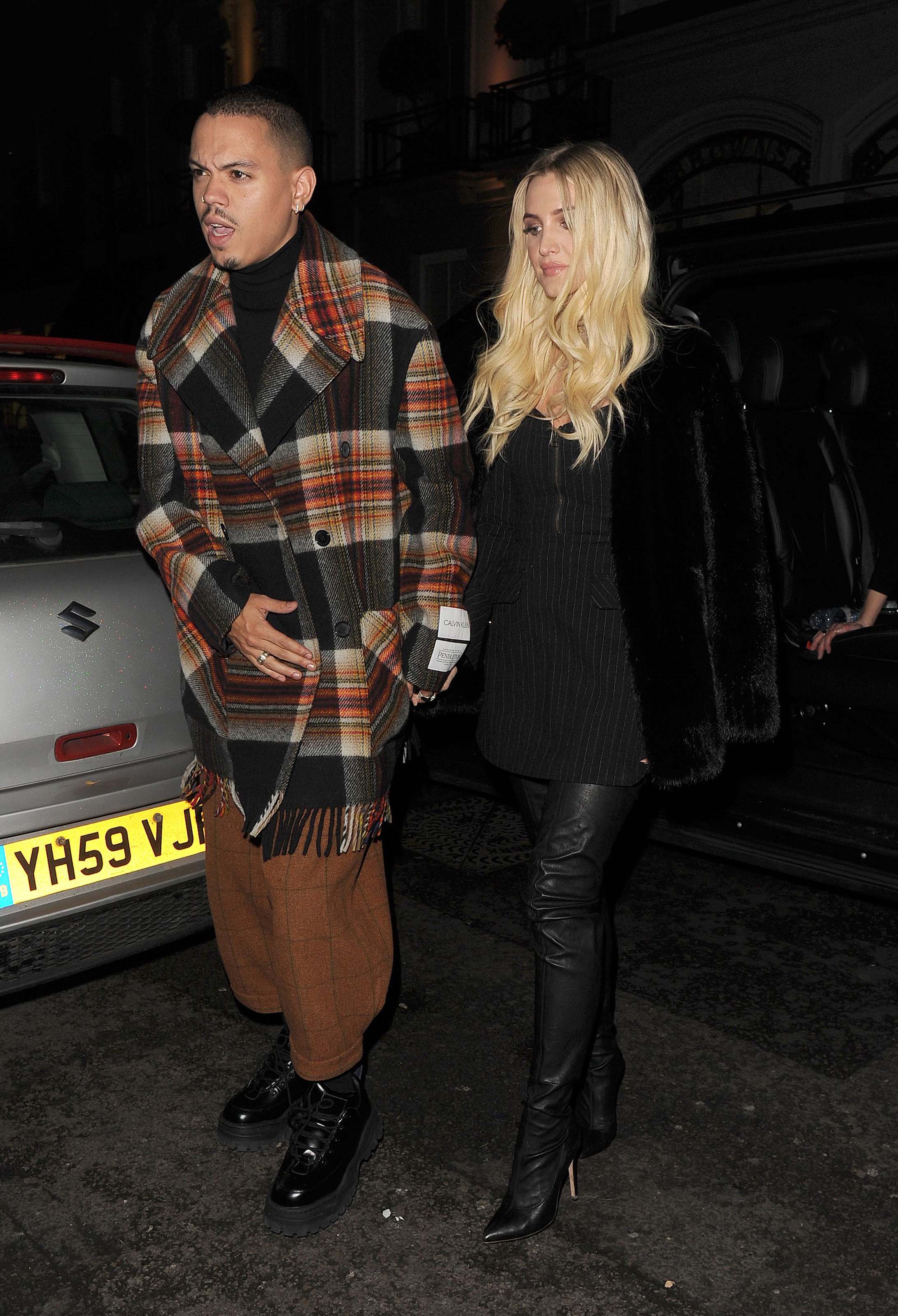 Ashlee Simpson out and about in London