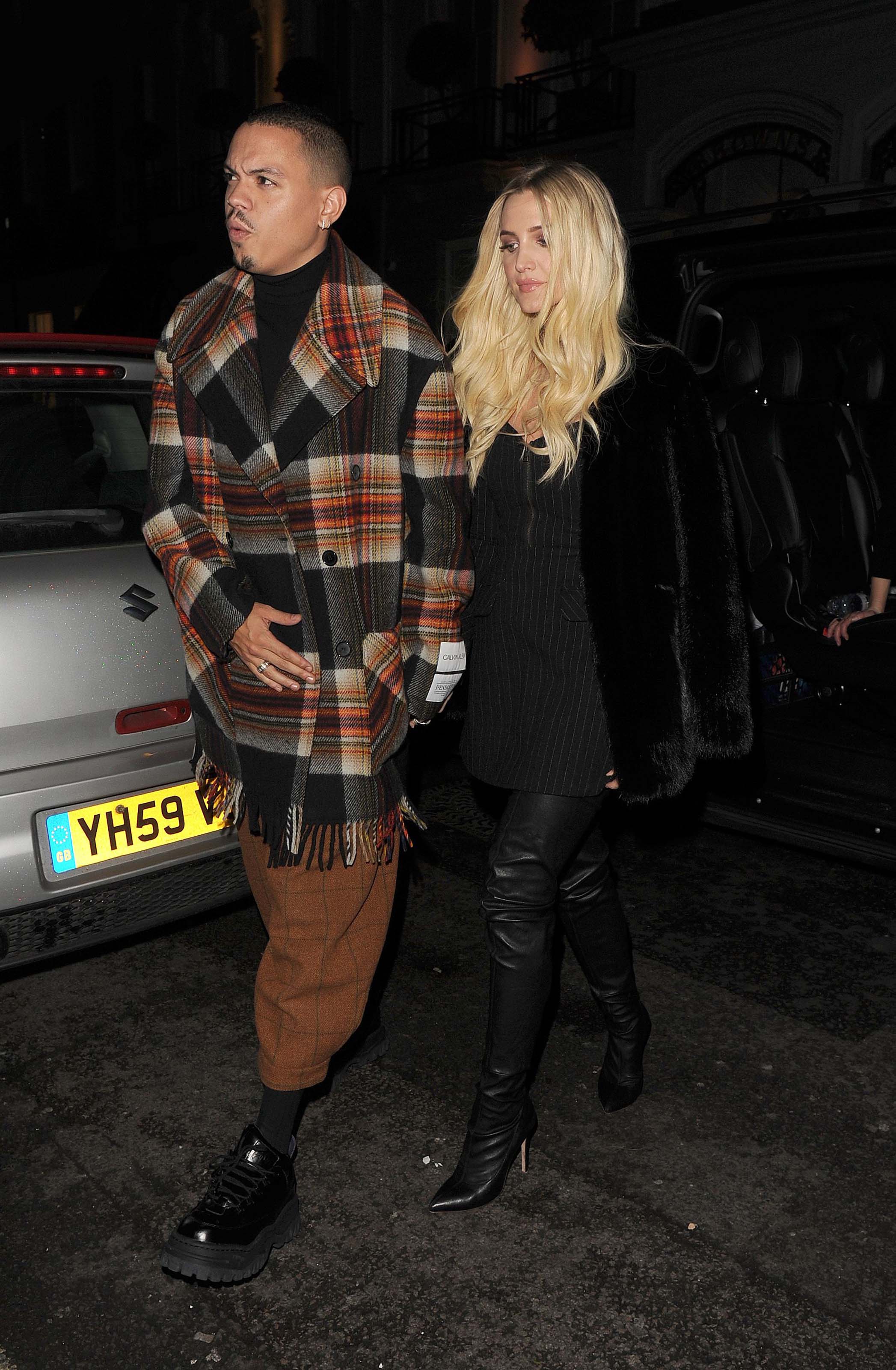 Ashlee Simpson out and about in London