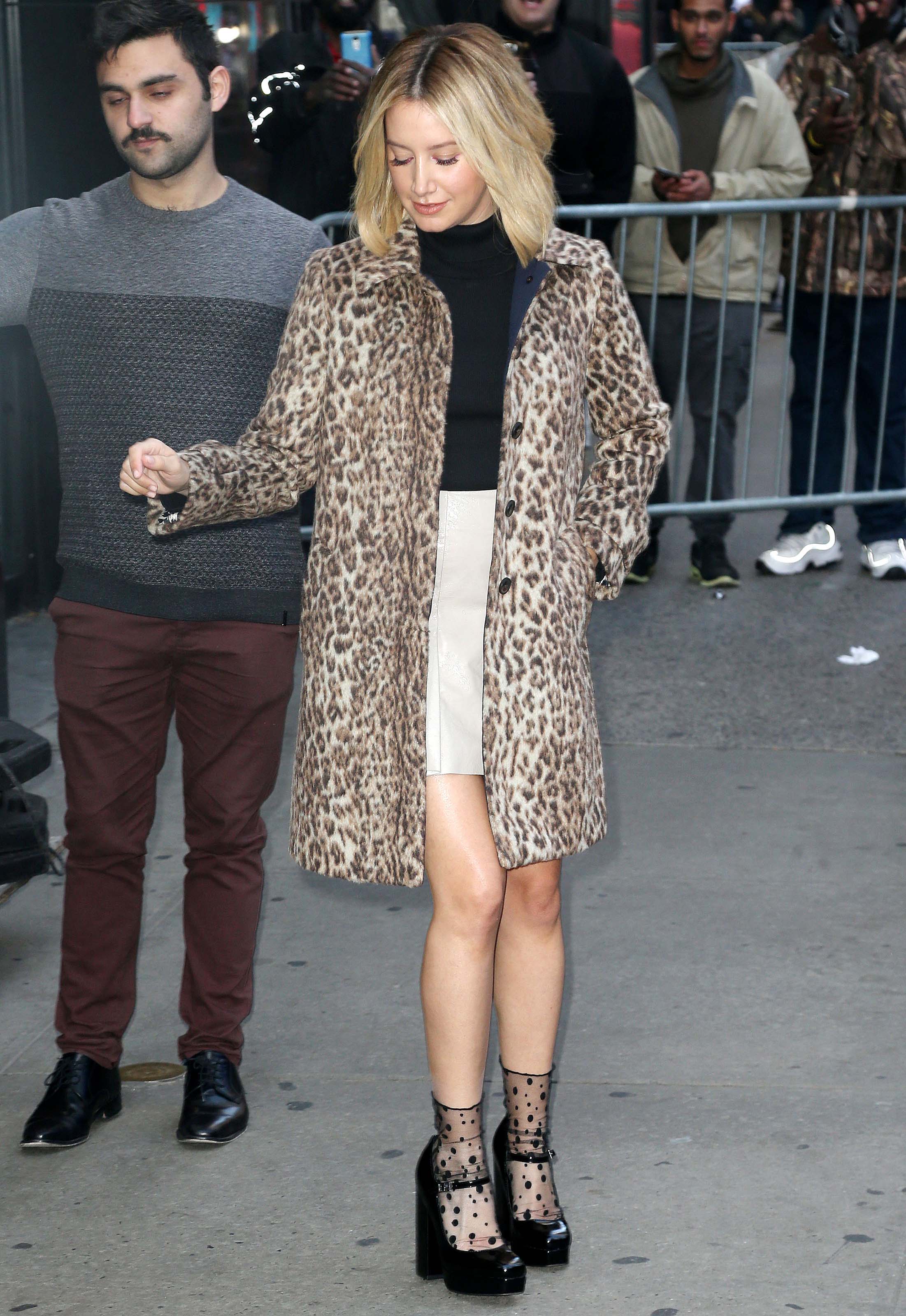 Ashley Tisdale at Good Morning America
